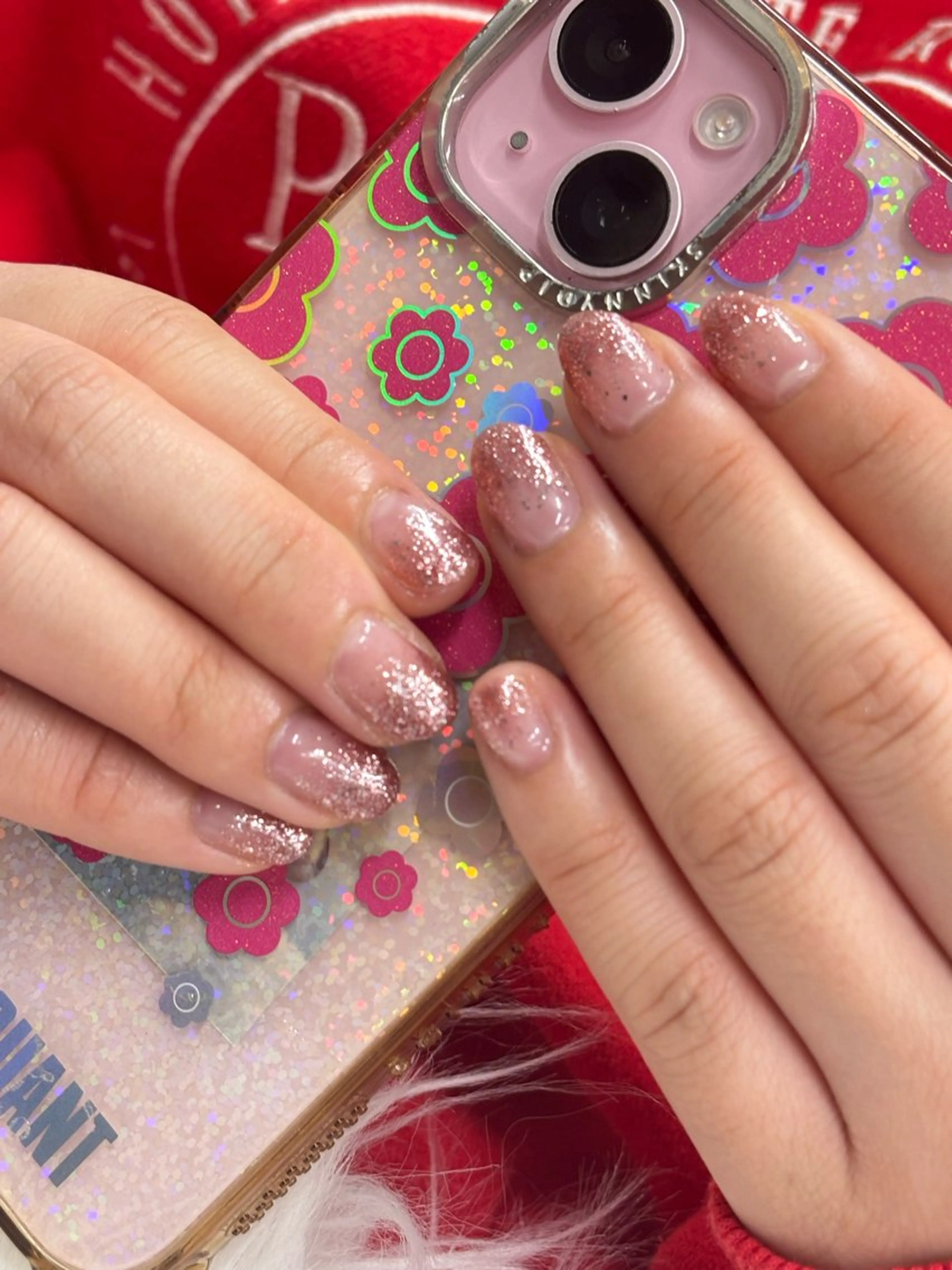 ネイル グラデーション ラメ(グリッター) ラメグラデーション Mink Style駒沢店所属・矢崎 愛のネイルデザイン