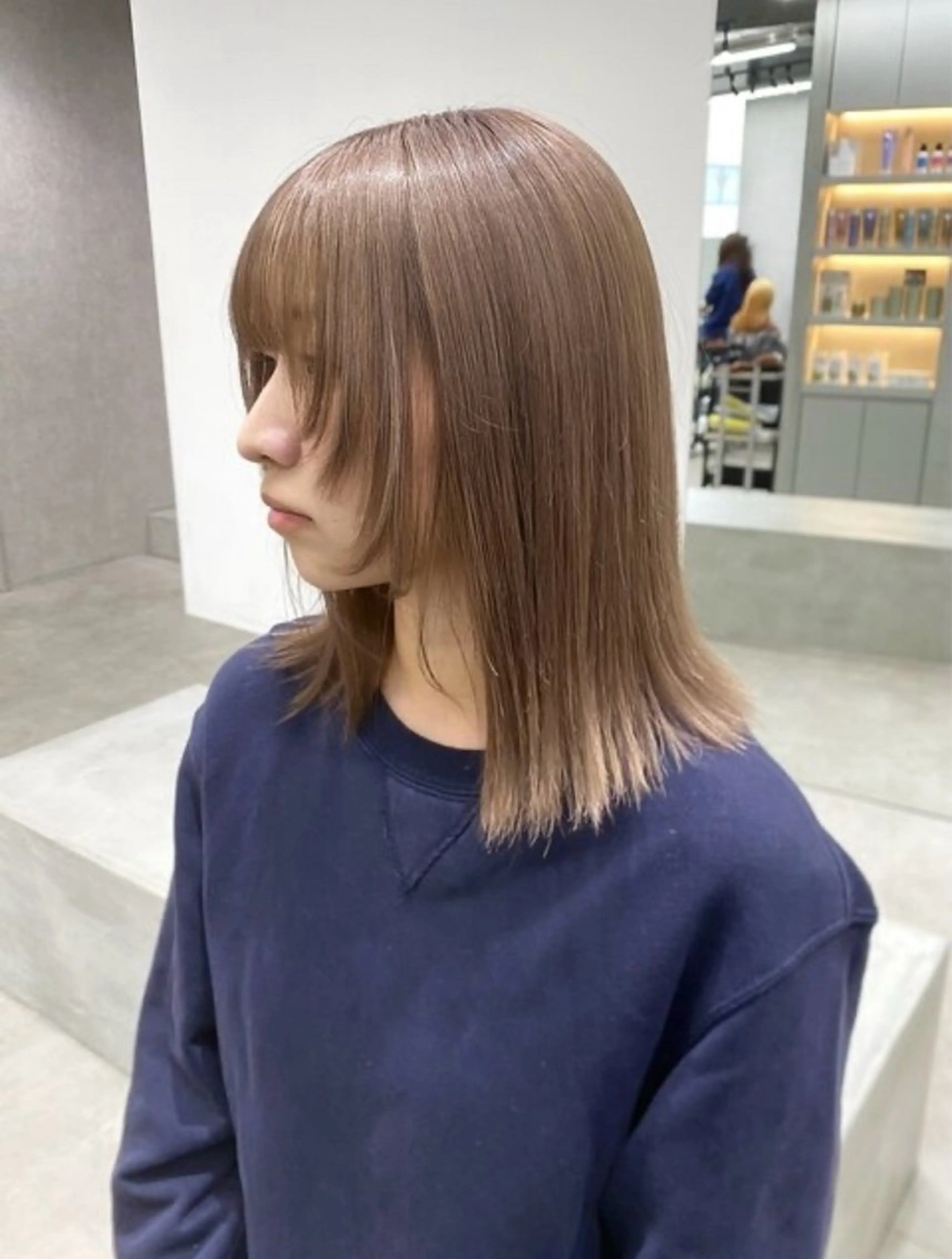 カラー ヘアカラー カット¥1100 / 𝙍𝙪𝙣𝙖⟡.のヘアスタイル