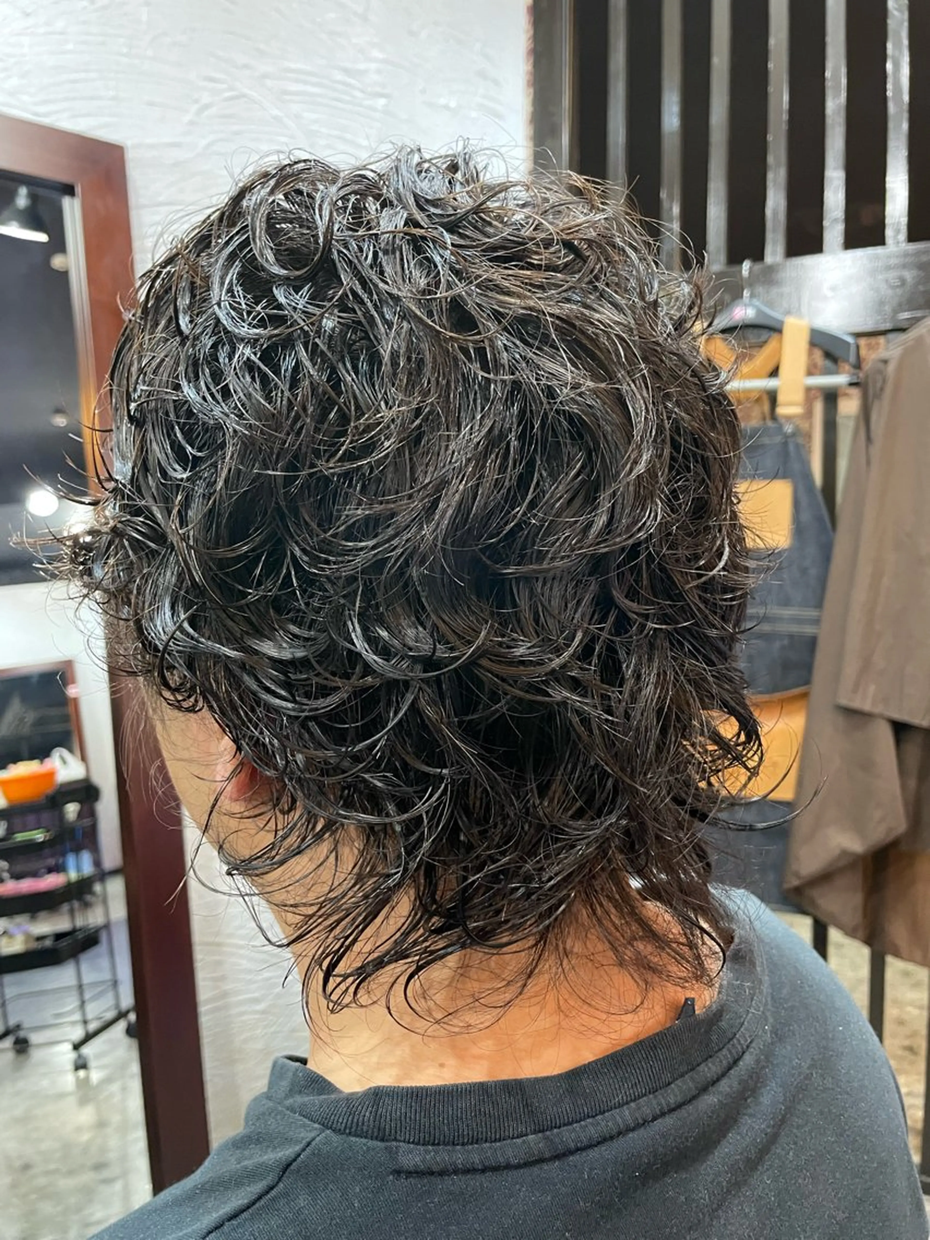 【メンズ限定❗️】💇‍♂️カット＋🧑🏻‍🦱コスメパーマ＋💆‍♂️炭酸ヘッドスパの写真