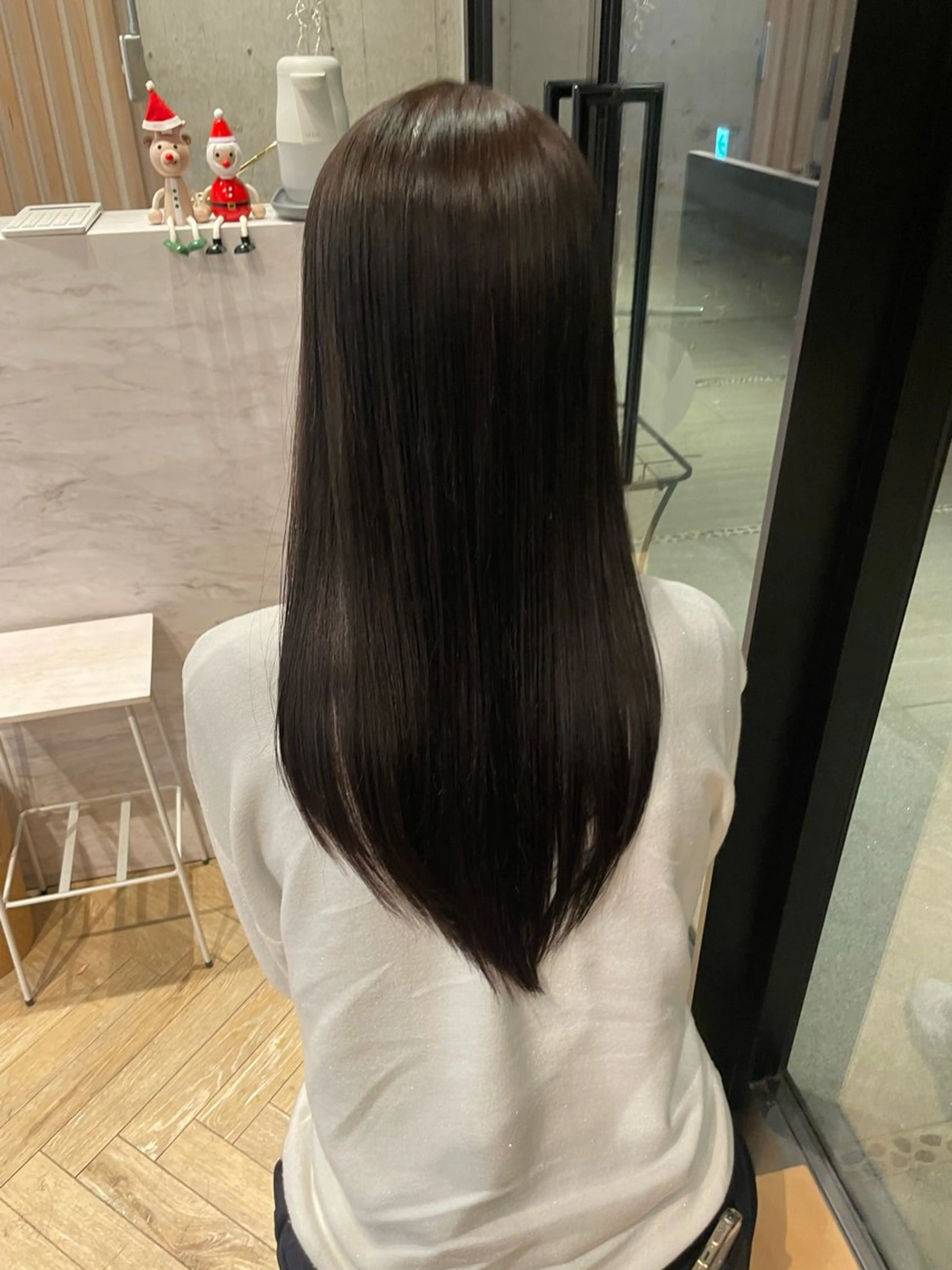 ロング トリートメント ヘアカラー トリートメント 似合わせ/透明感 /レイヤー/りほ🤍のヘアスタイル