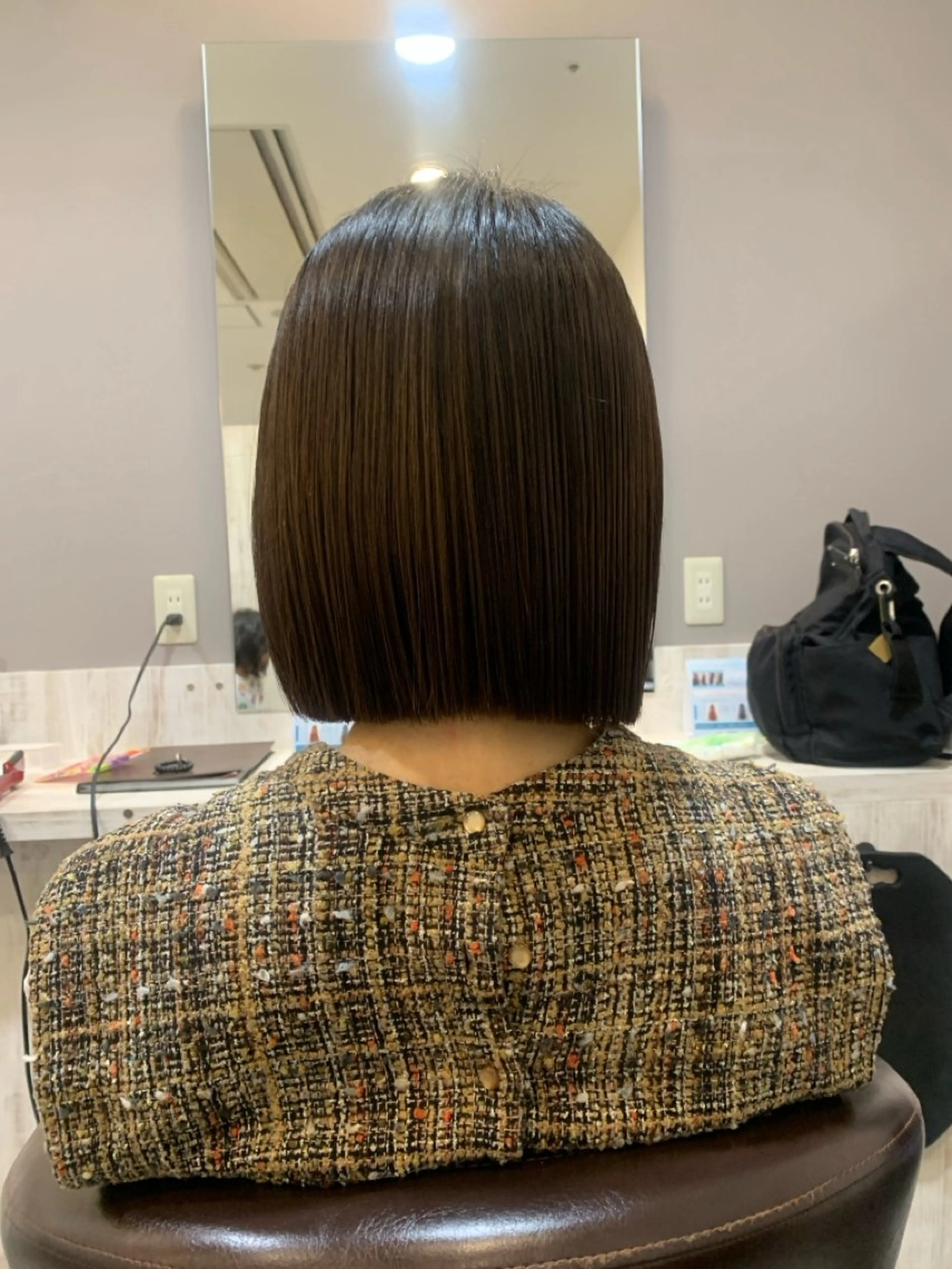 ショート ボブ レイヤーカット 西宮北口/みなみのヘアスタイル