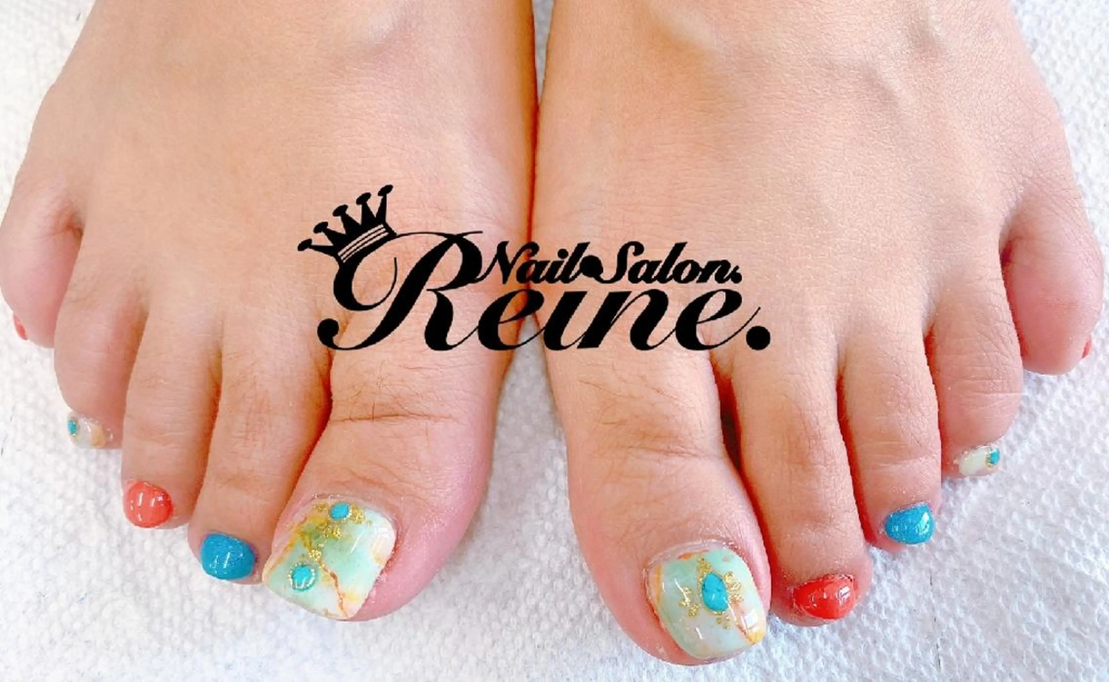 ネイル フットネイル Nailsalon Reine所属・玉栄 伶奈のネイルデザイン