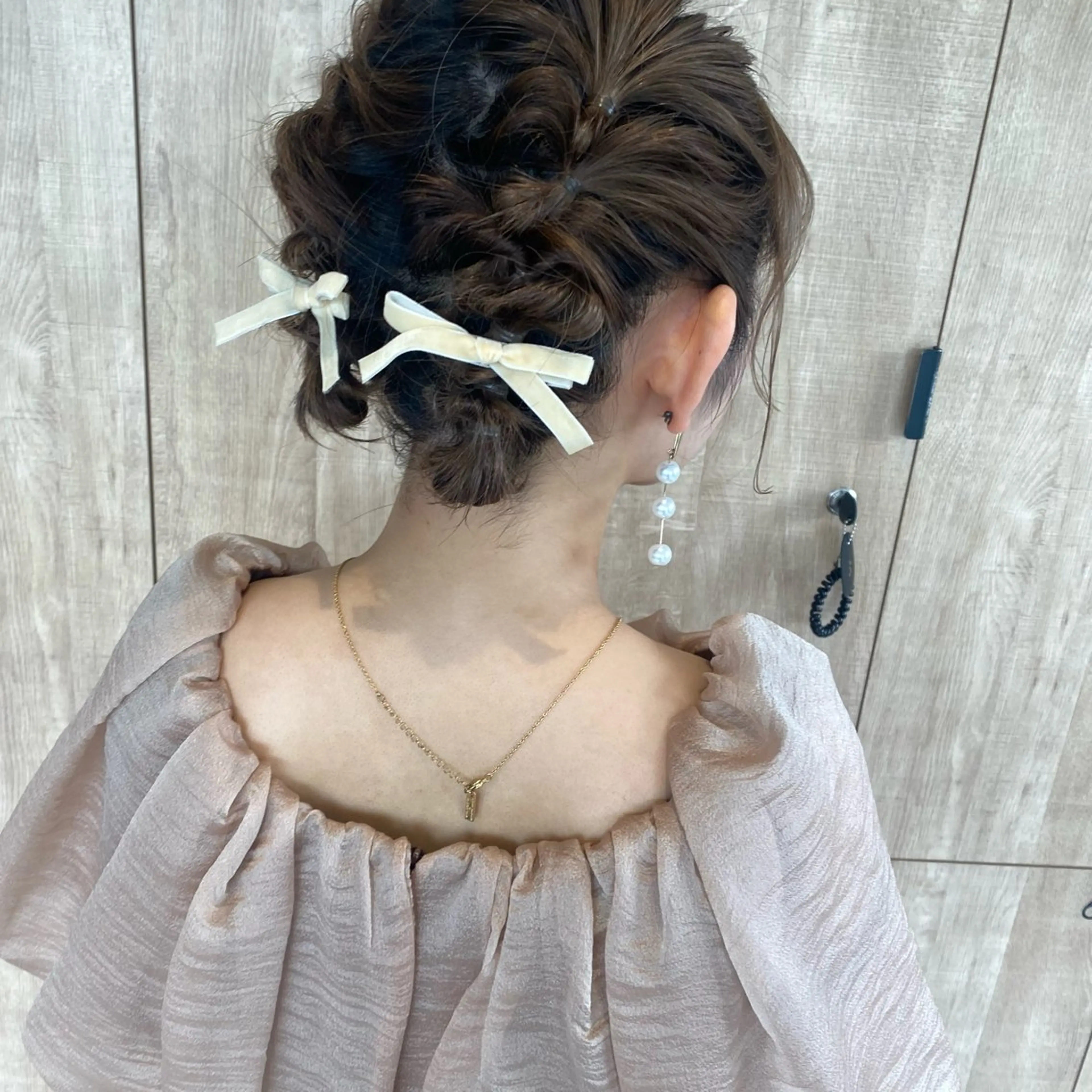 ミディアム ヘアアレンジ 久保田 茜のヘアスタイル