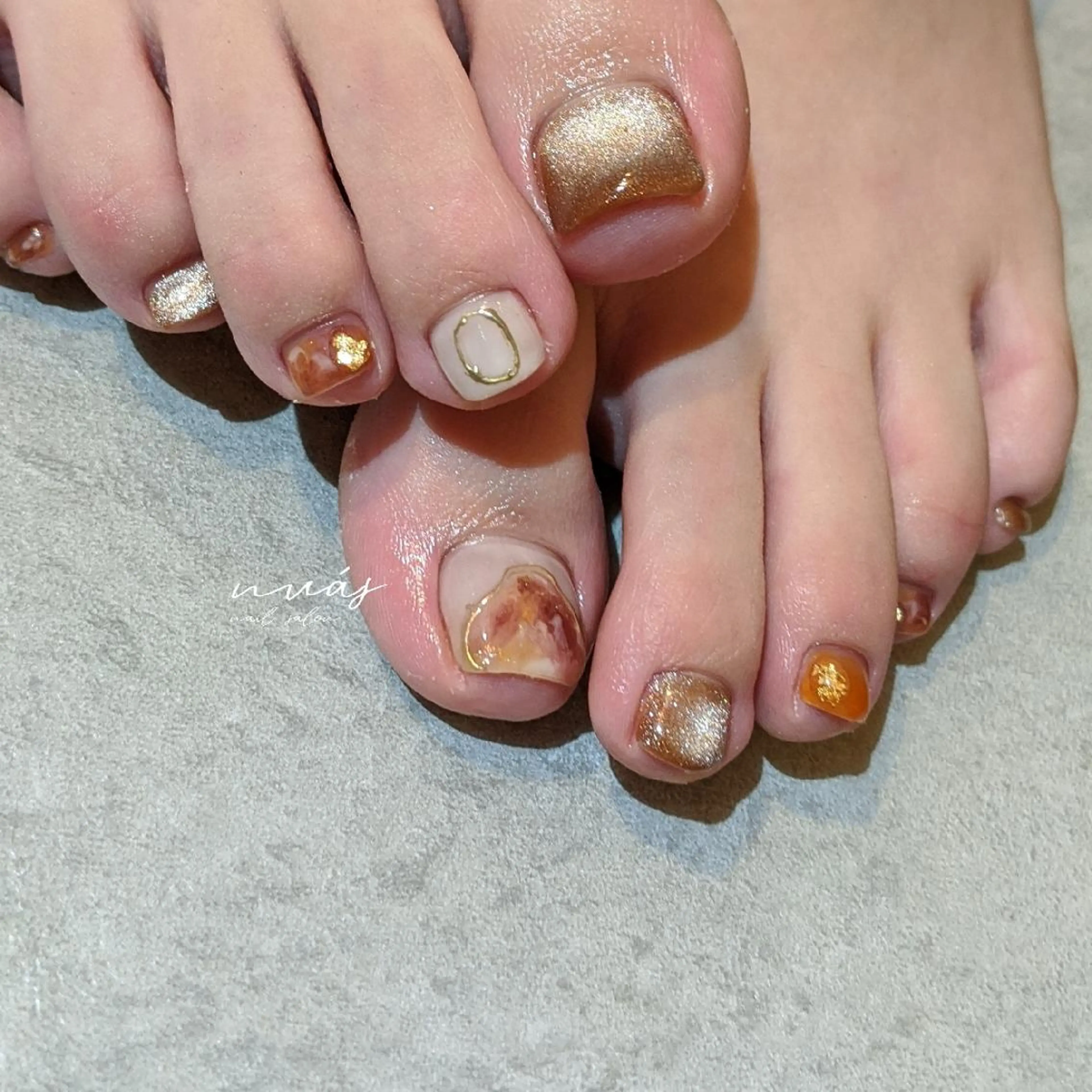 ネイル nuás nail & eyeのネイルデザイン