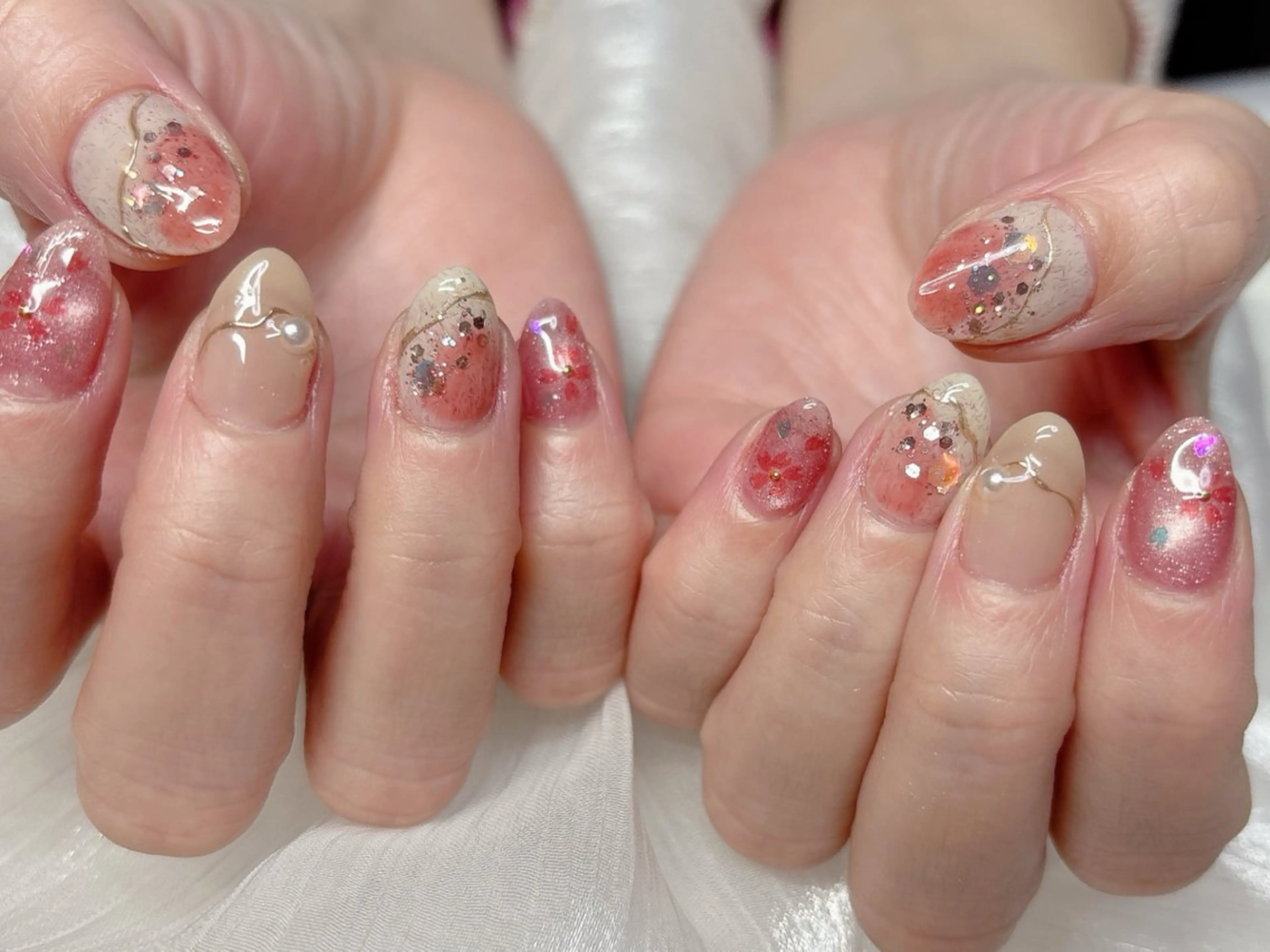 ネイル ハンドネイル Nail •Head スパFortunaのネイルデザイン