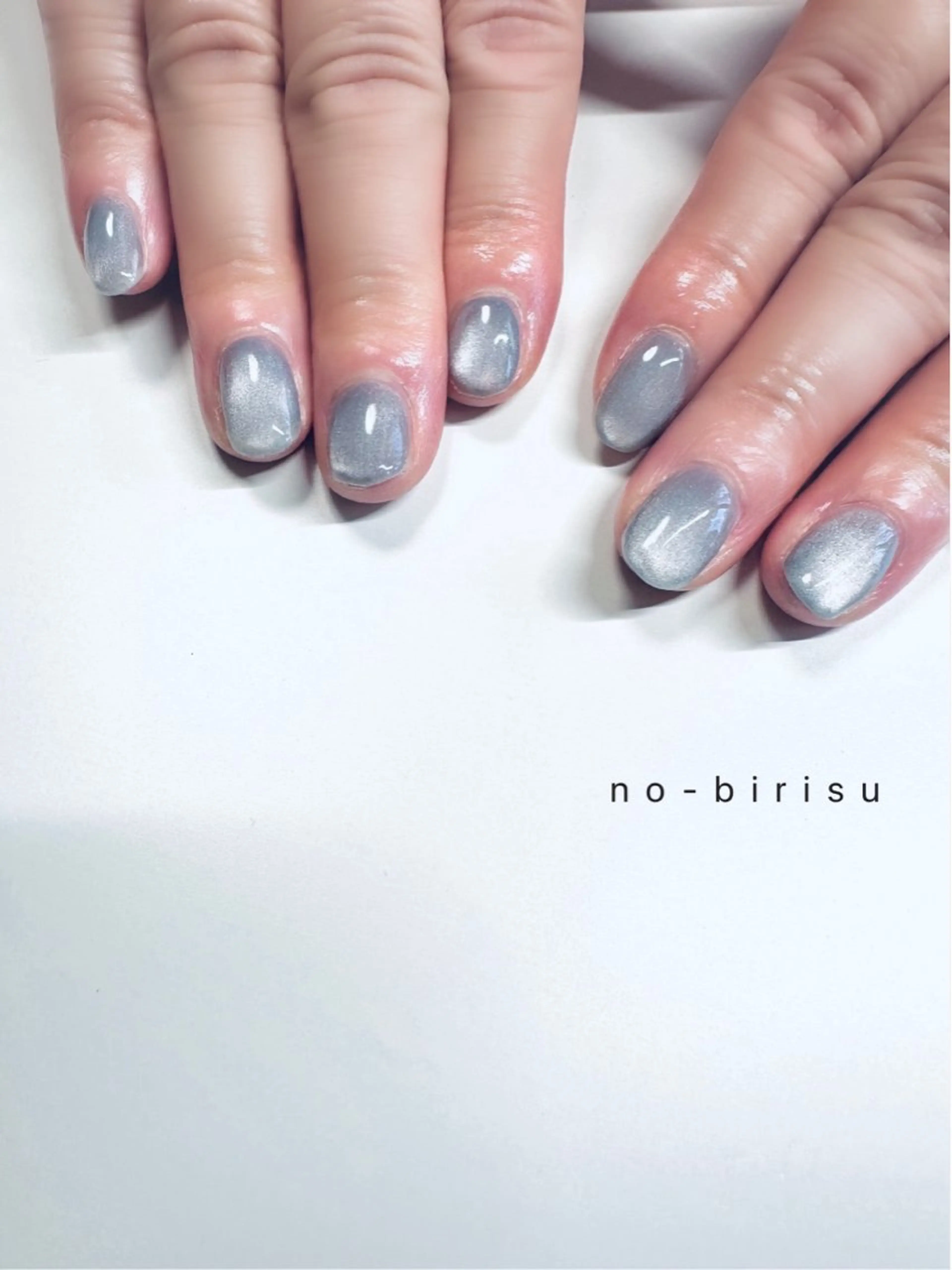 ネイル マグネットネイル ハンドネイル no-birisu nailのネイルデザイン