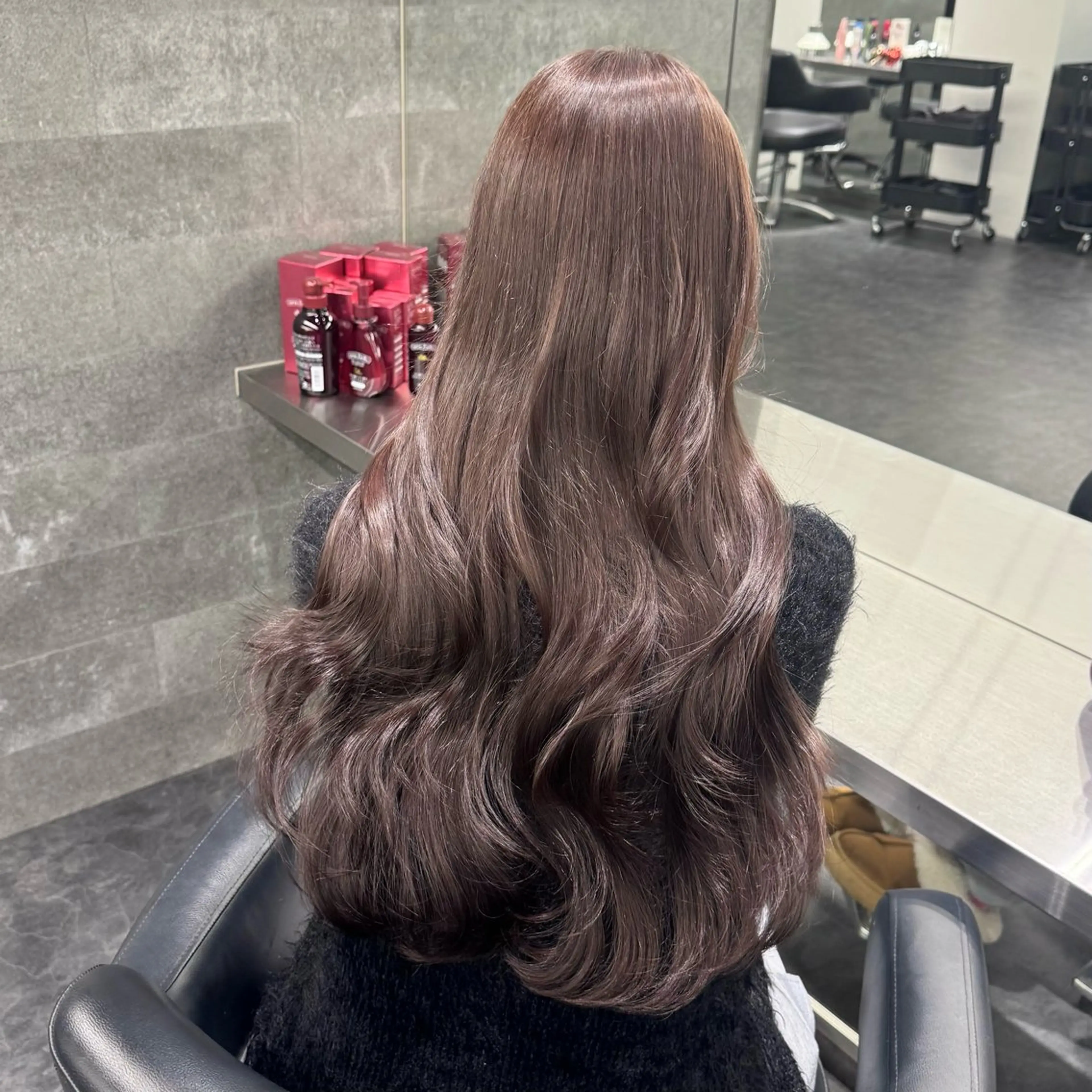 カラー ヘアカラー トリートメント SKNOW所属・艶カラー🤍/ 韓国ヘア🎀めいのヘアスタイル