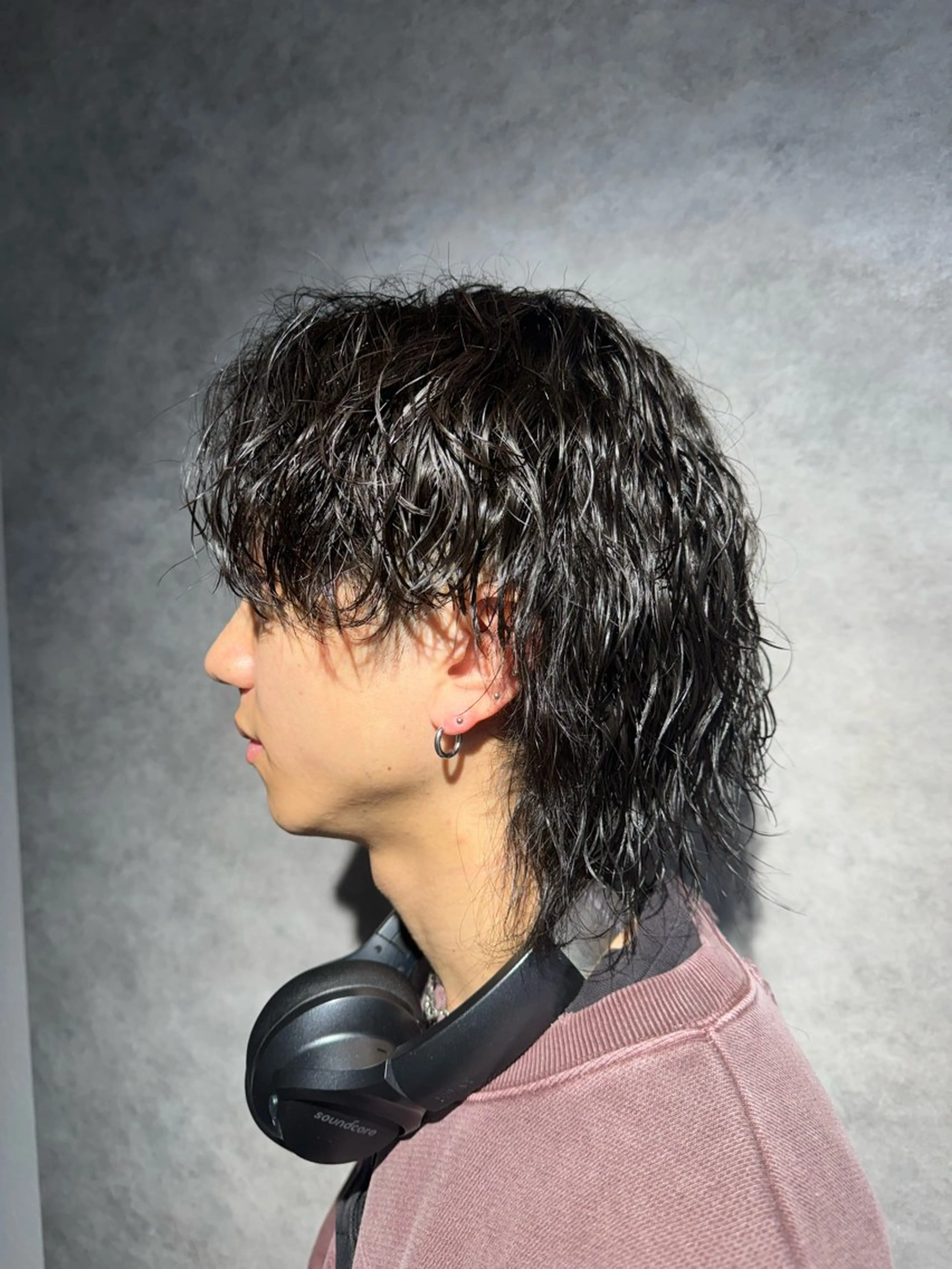 ミディアム パーマ メンズ カット パーマ REM 阿佐ヶ谷所属・REM【阿佐ヶ谷】 MEGUのヘアスタイル