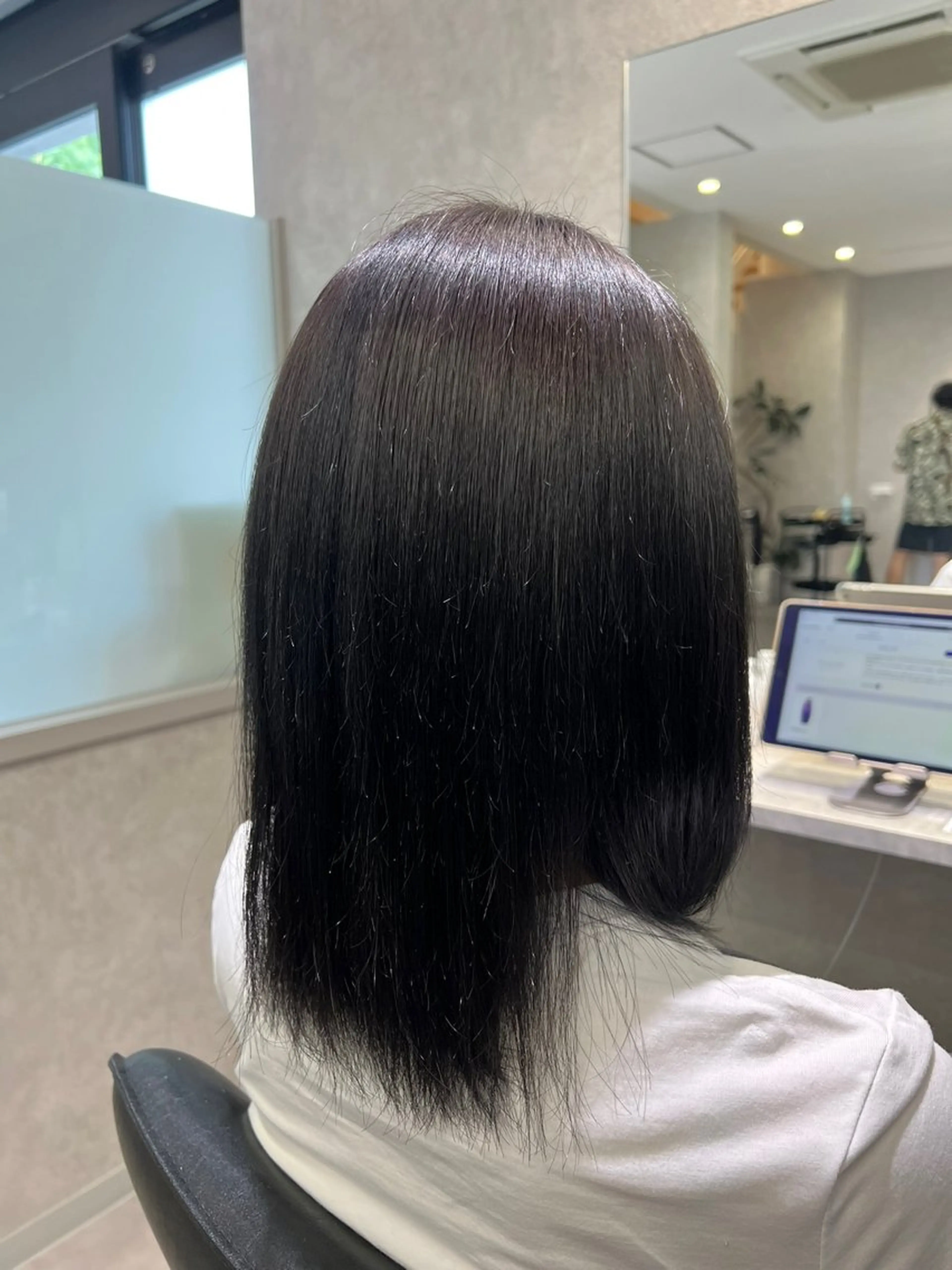 ミディアム カラー 透明感カラー ヘアカラー SOL／ あづきのヘアスタイル