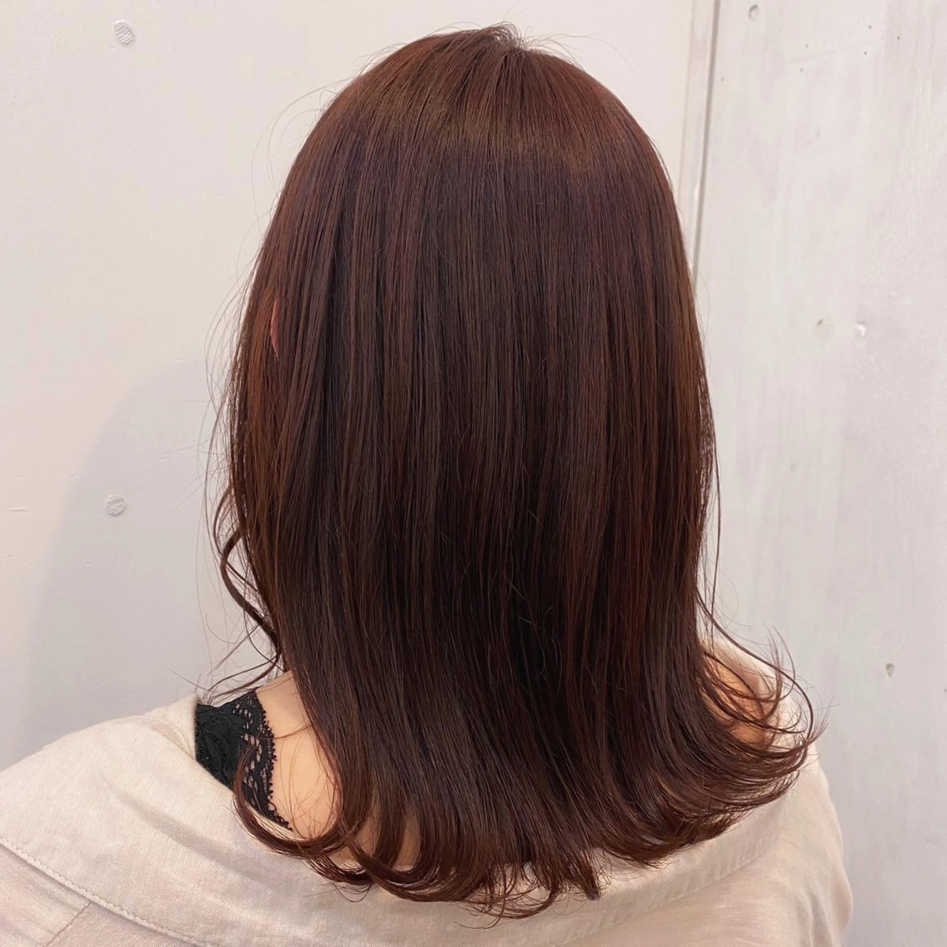 ミディアム カラー 🪭risa 暖色/レイヤー🪭のヘアスタイル