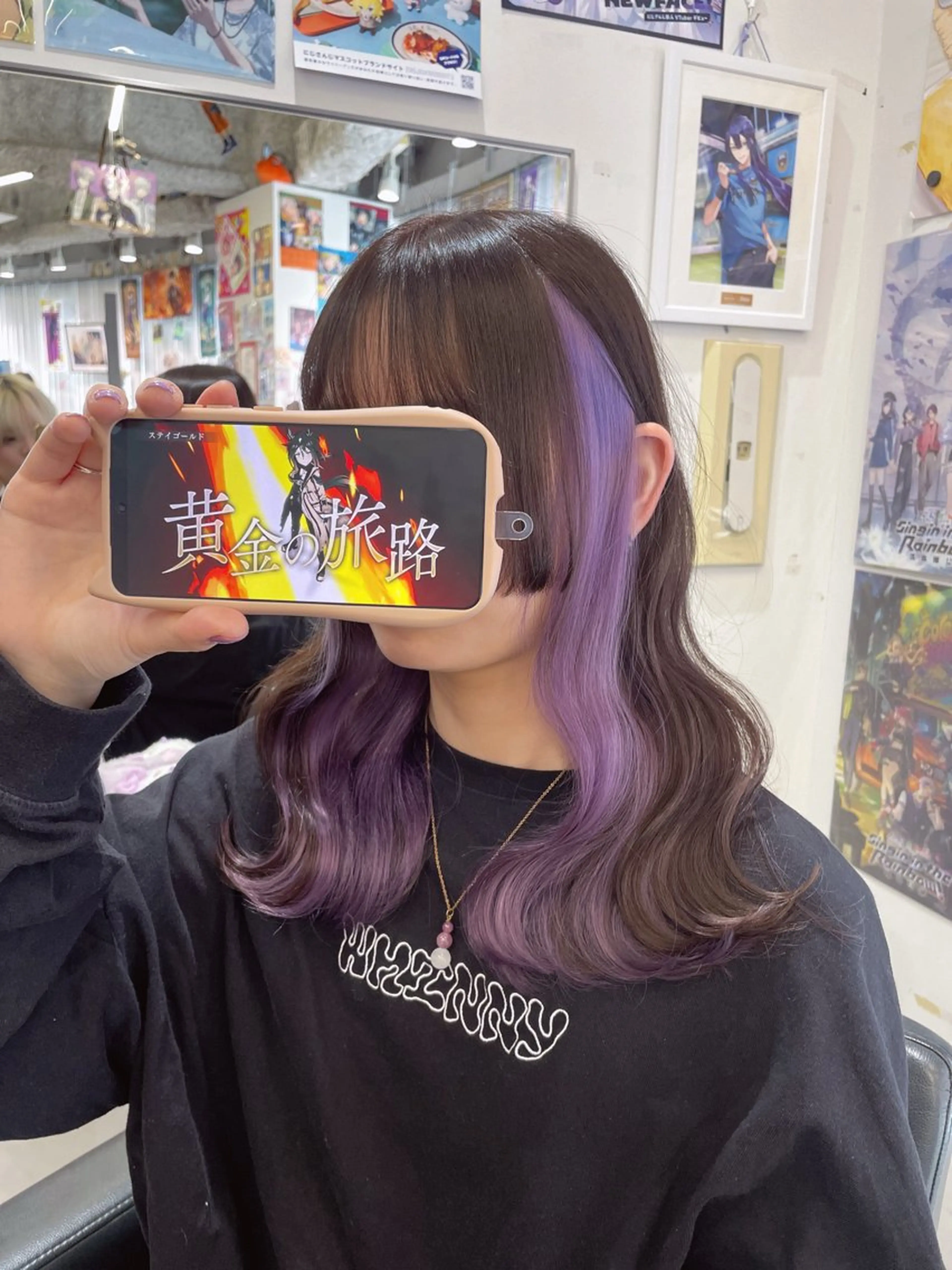 ミディアム カラー ヘアカラー 💖推しカラー💖 オタク美容師✂ゆづきのヘアスタイル