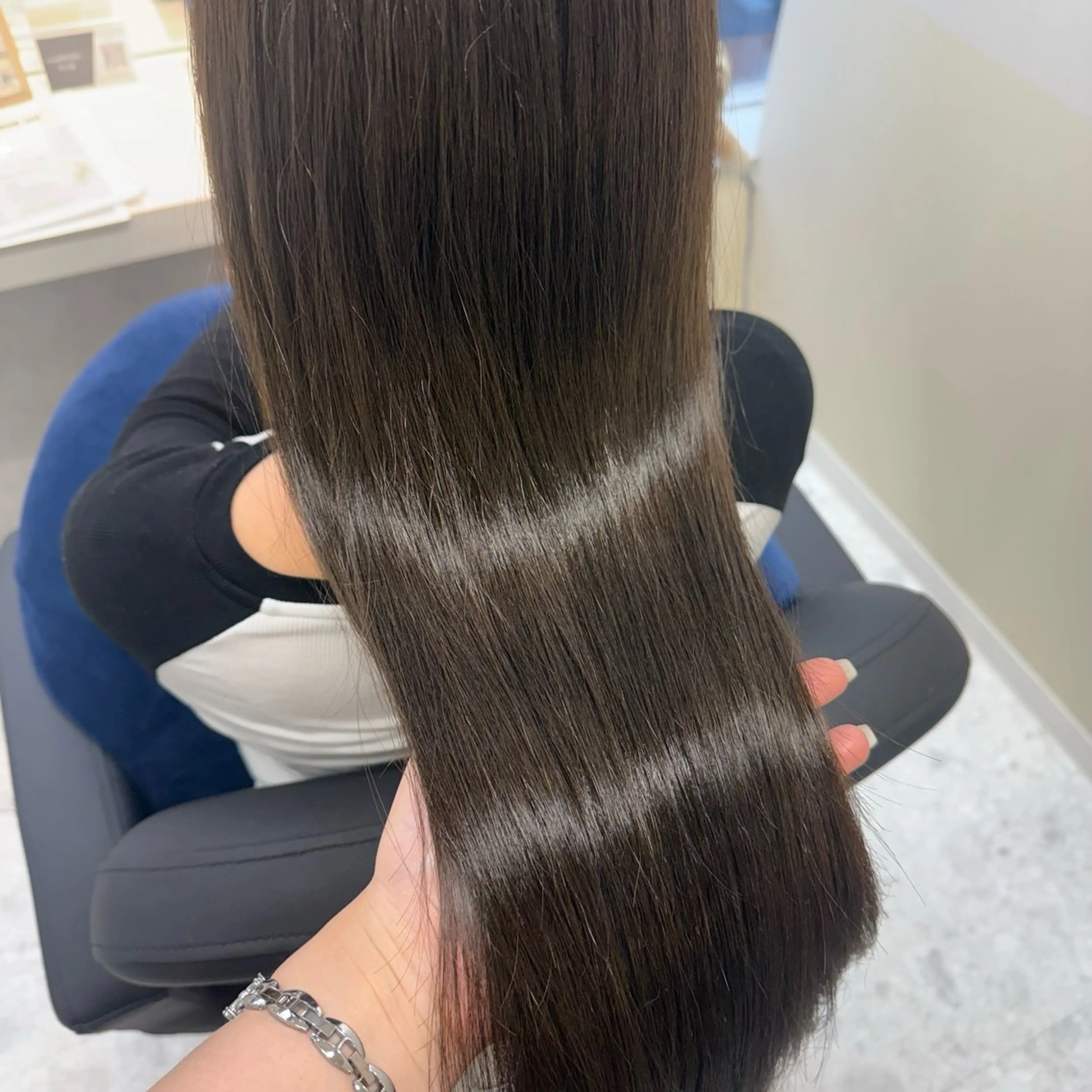 ロング カラー ケアカラー オリーブカラー トリートメント カット ヘアカラー トリートメント 半個室サロン/透明感 /艶髪♡岸上 温♡のヘアスタイル