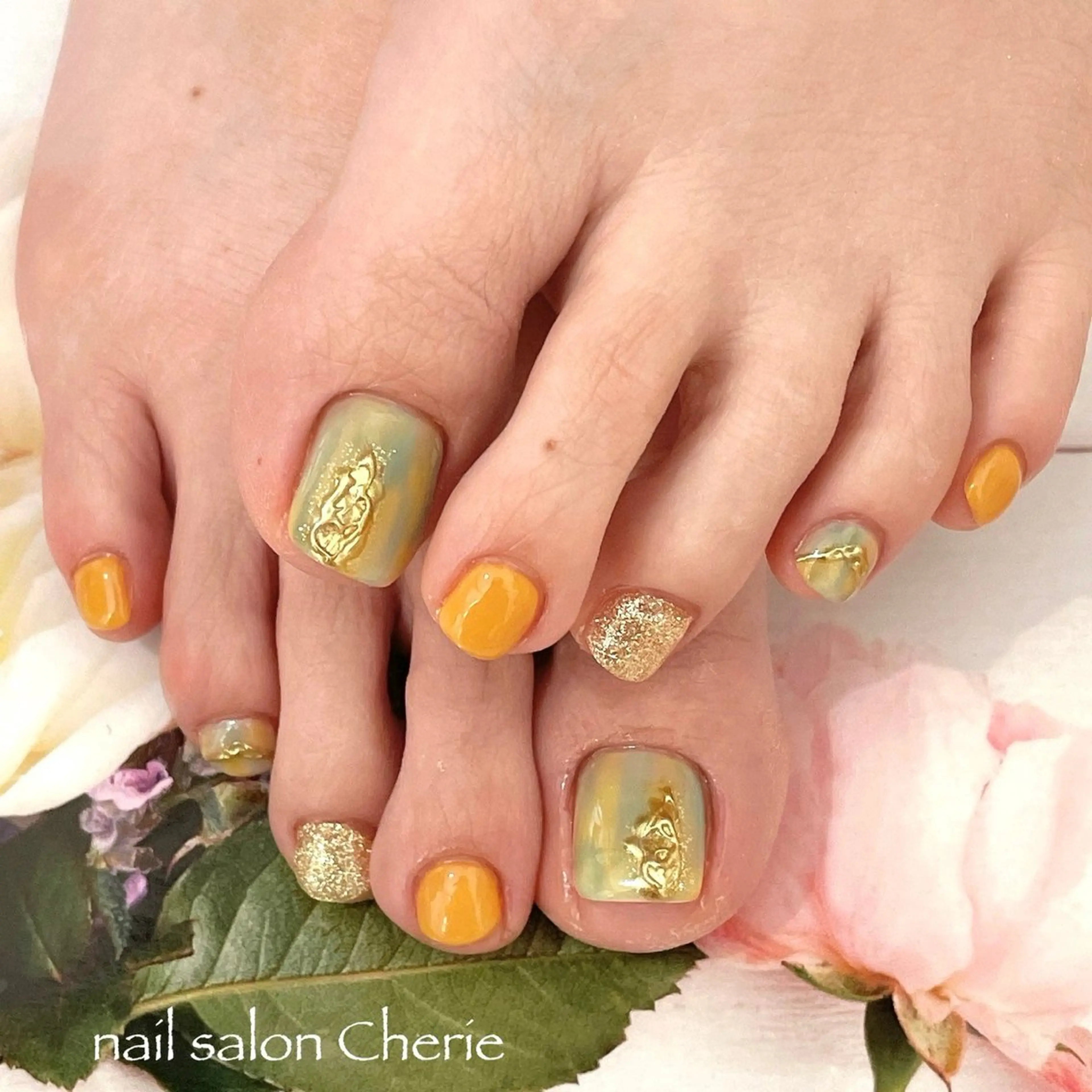 ネイル フットネイル nail salon Cherie ネイルサロン シェリー所属・nail salon Cherieのネイルデザイン