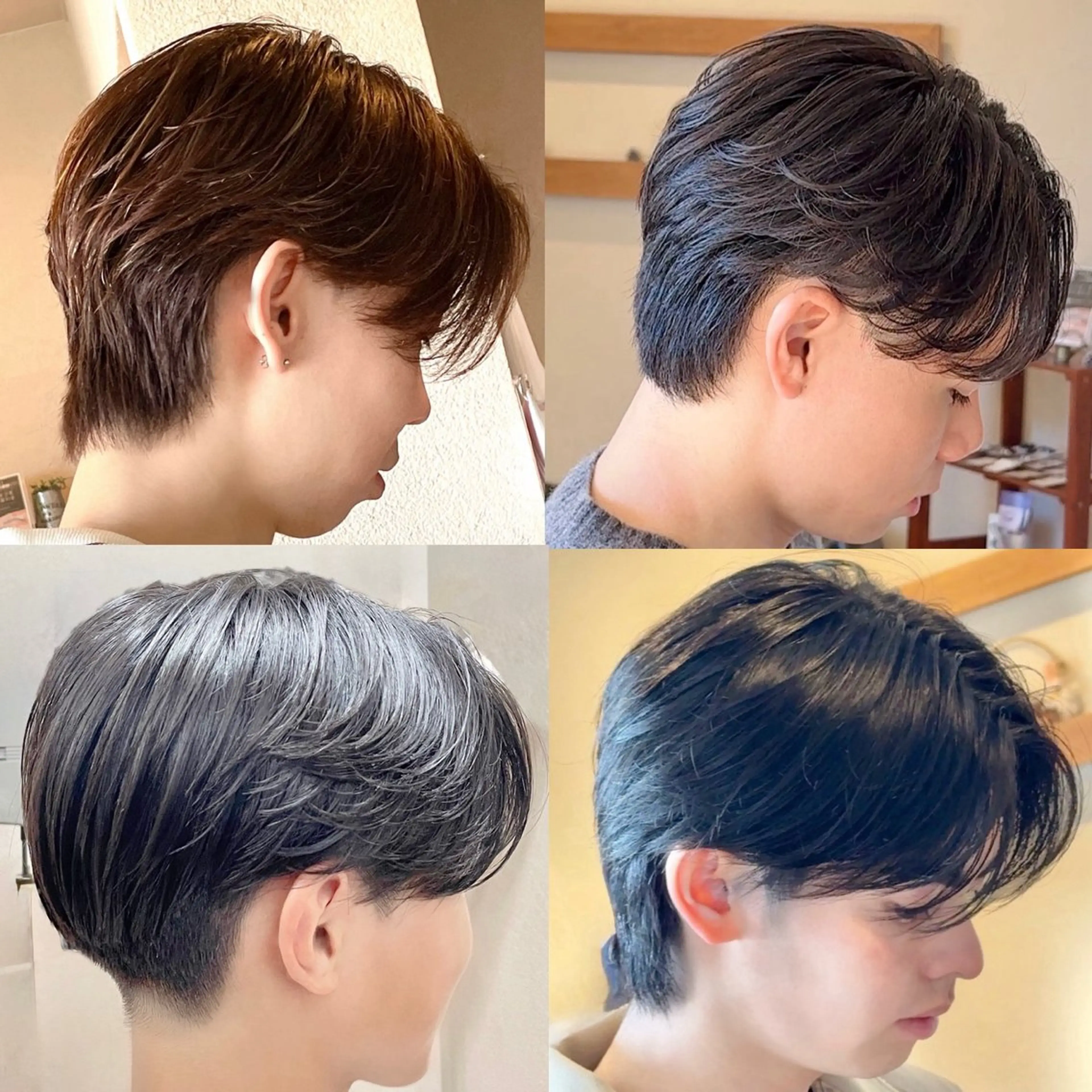 ミディアム パーマ メンズ カット パーマ Shin 三重鈴鹿 /メンズ韓国ヘアのヘアスタイル