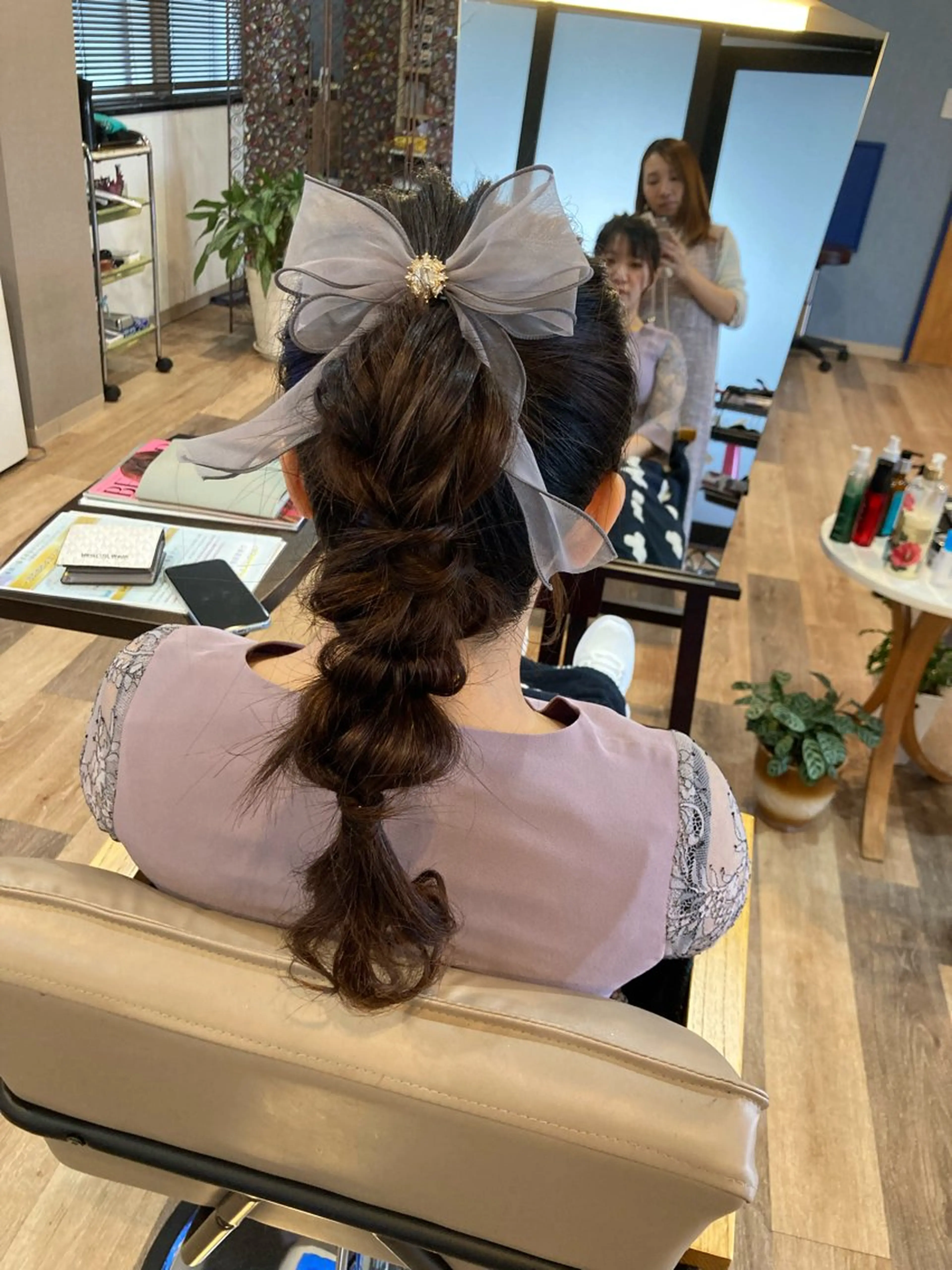 ロング 中野 紹江のヘアスタイル