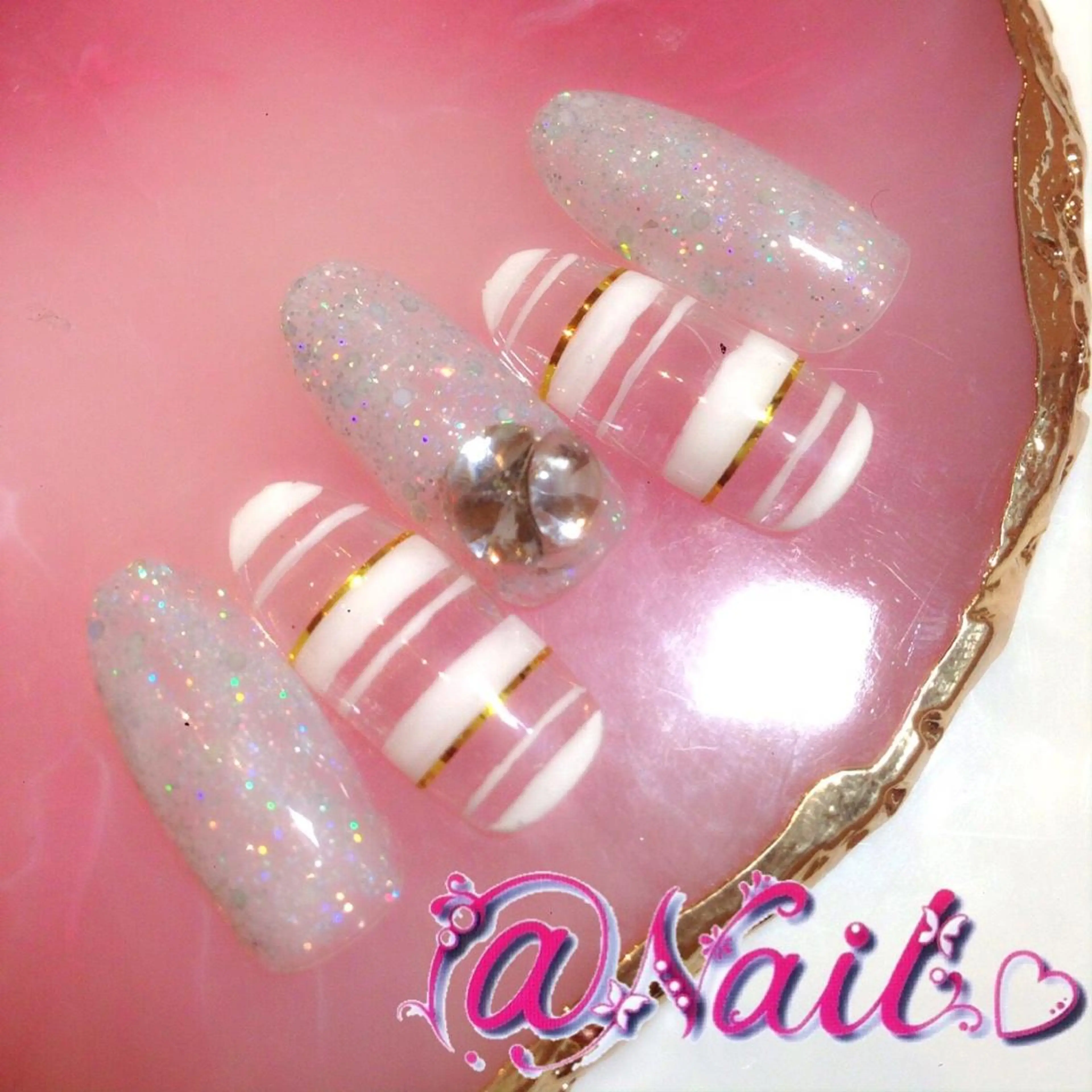 ネイル ネイルチップ 小尾 栞のネイルデザイン