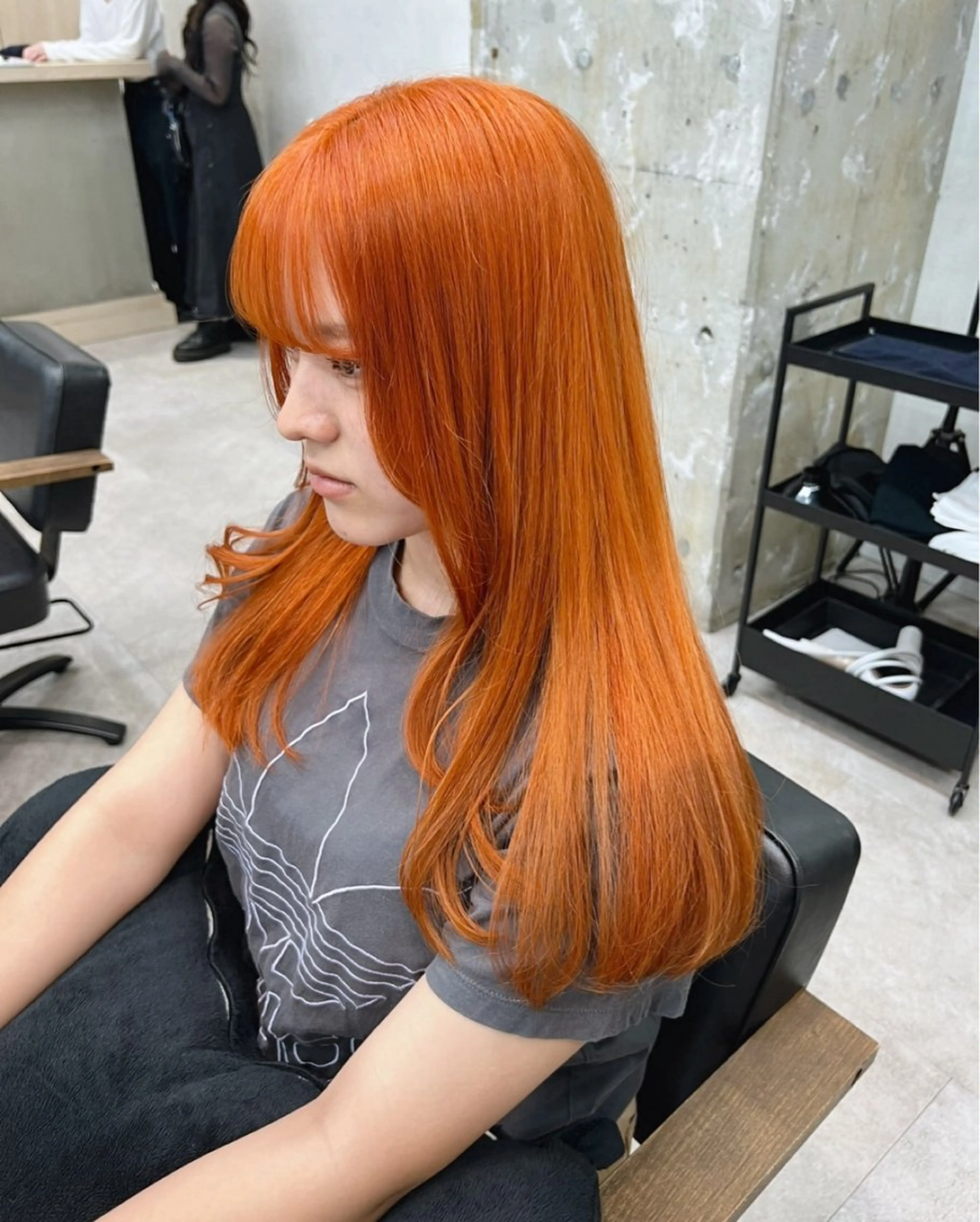 ロング ヘアカラー ヘアセット sweep𓍯 ルカ┊ケアブリーチのヘアスタイル