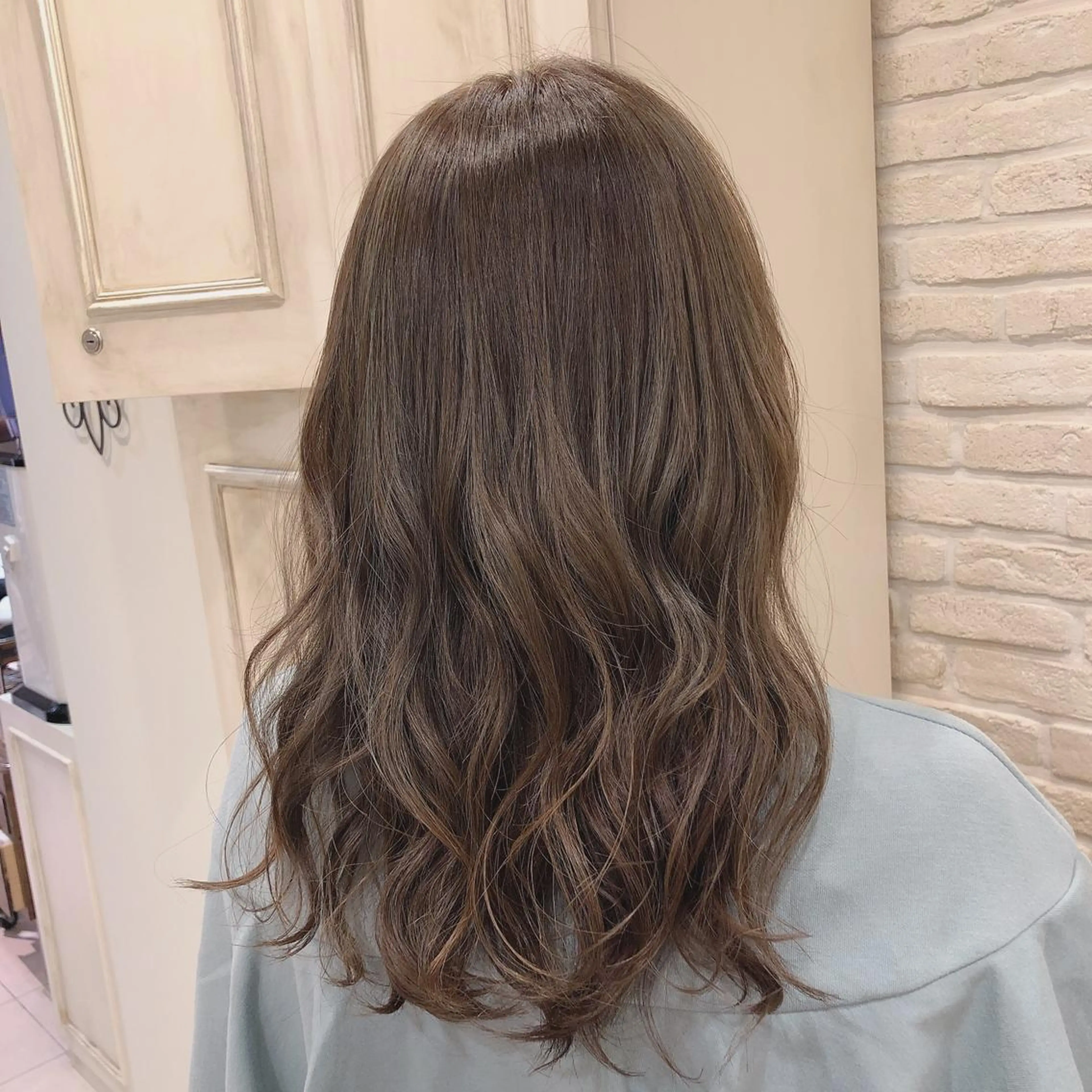 セミロング 透明感カラー💖 Stylist佐藤澪のマツエク・マツパデザイン