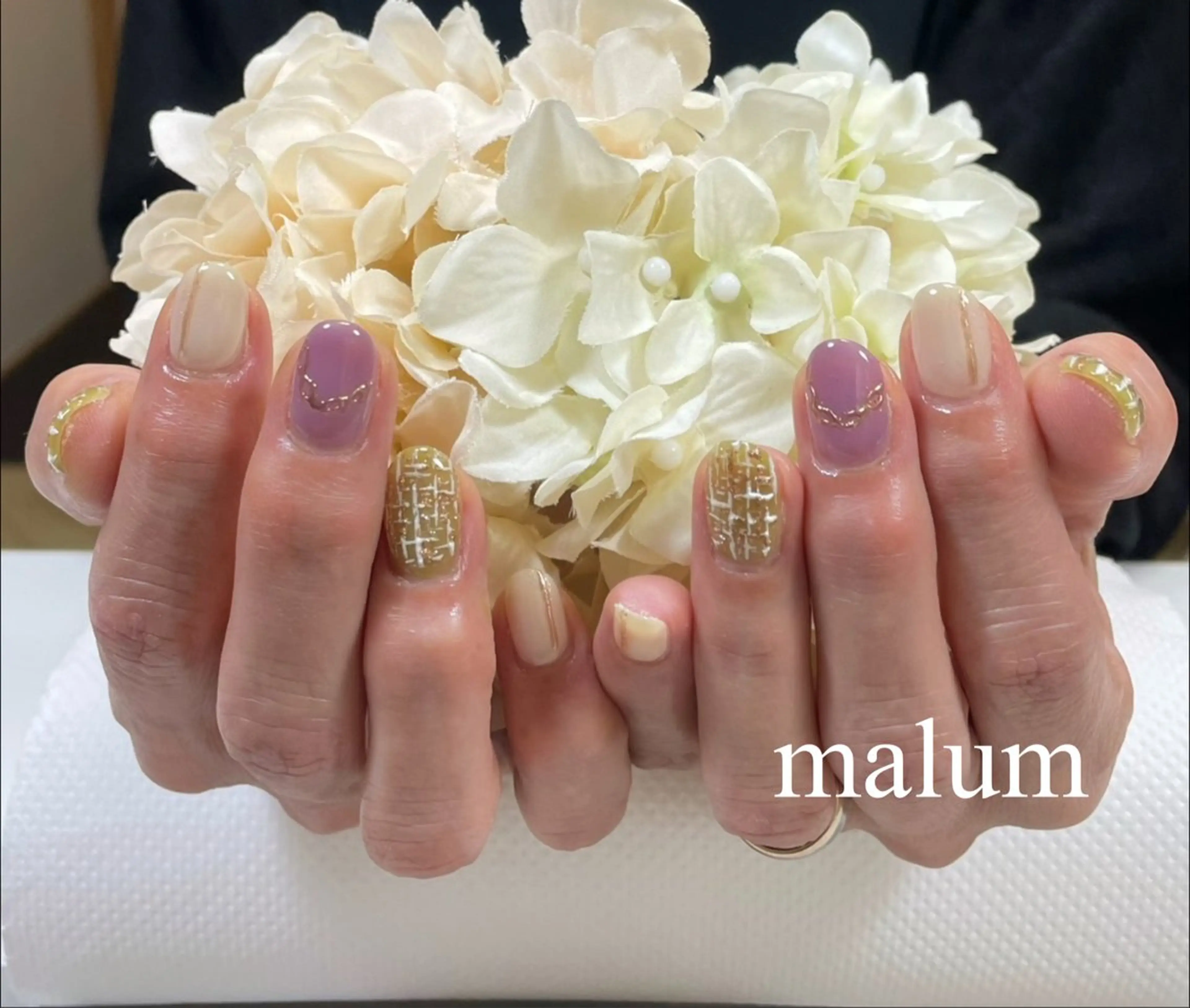 ネイル アートネイル ハンドネイル malum nailのネイルデザイン