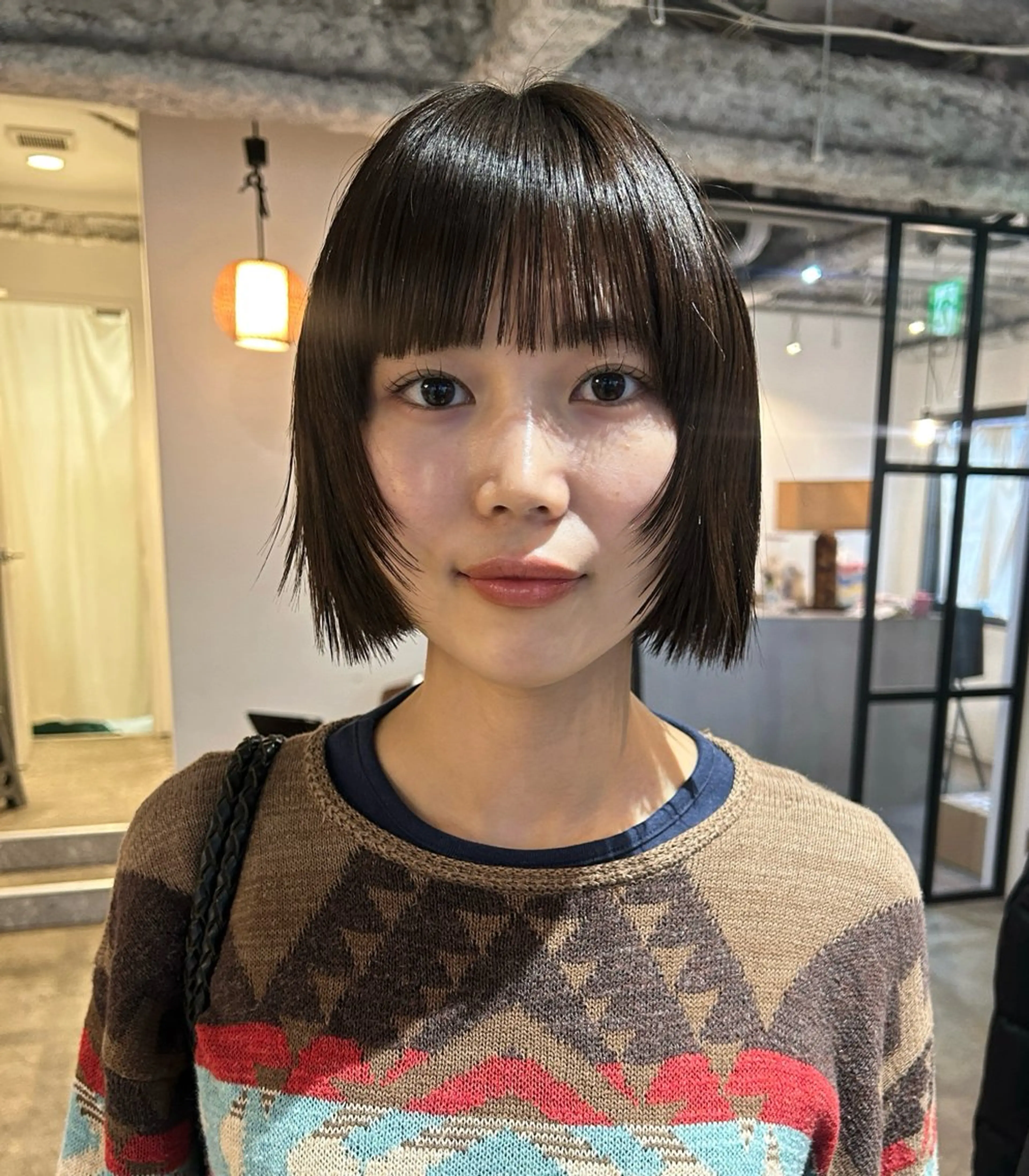 ショート ボブレイヤー ボブ レイヤーカット 似合わせカット 🎀suzuna 透明感colorのヘアスタイル