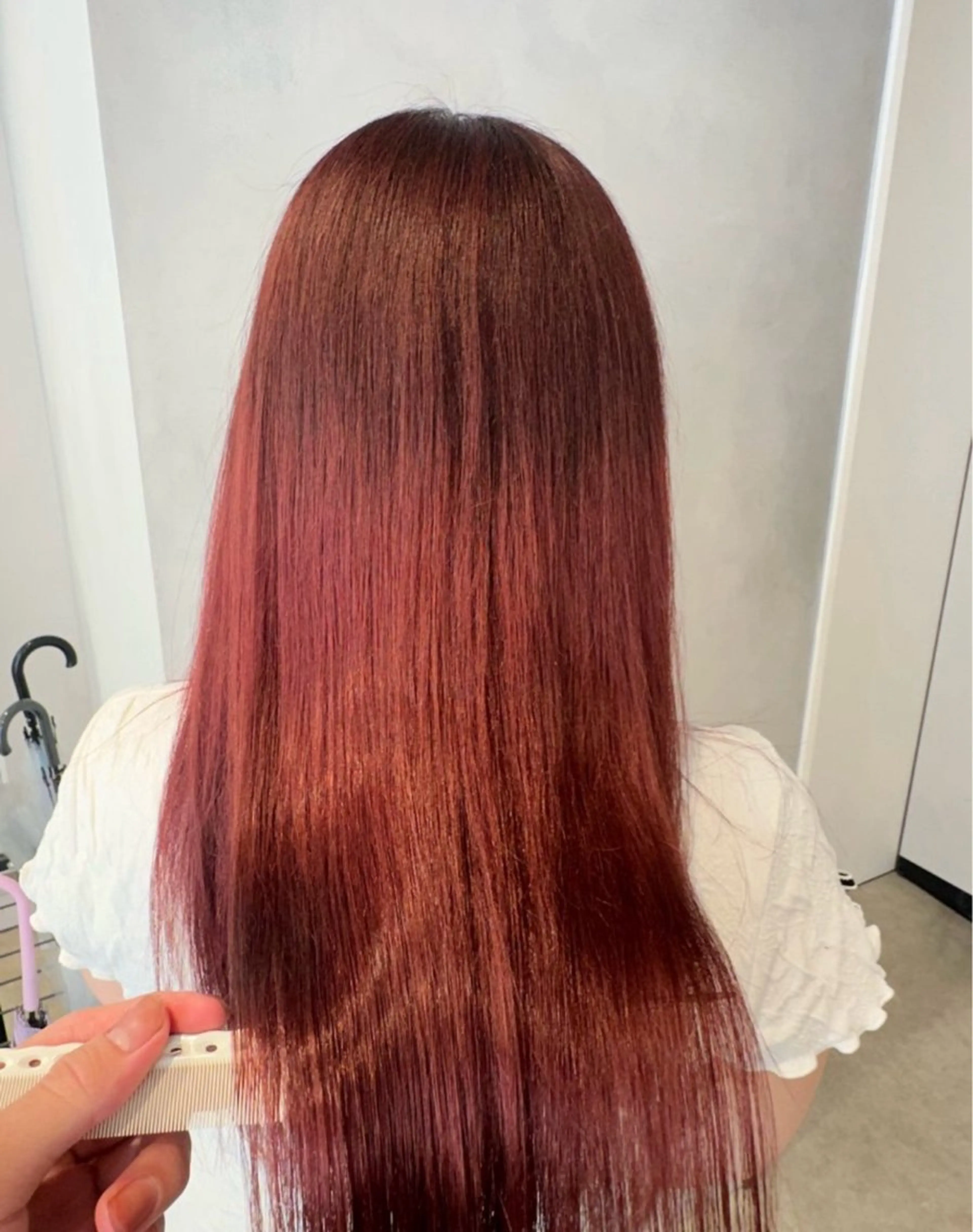 ロング カラー ヘアカラー トリートメント 渋谷うる艶カラー 🦊あらし🦊のヘアスタイル