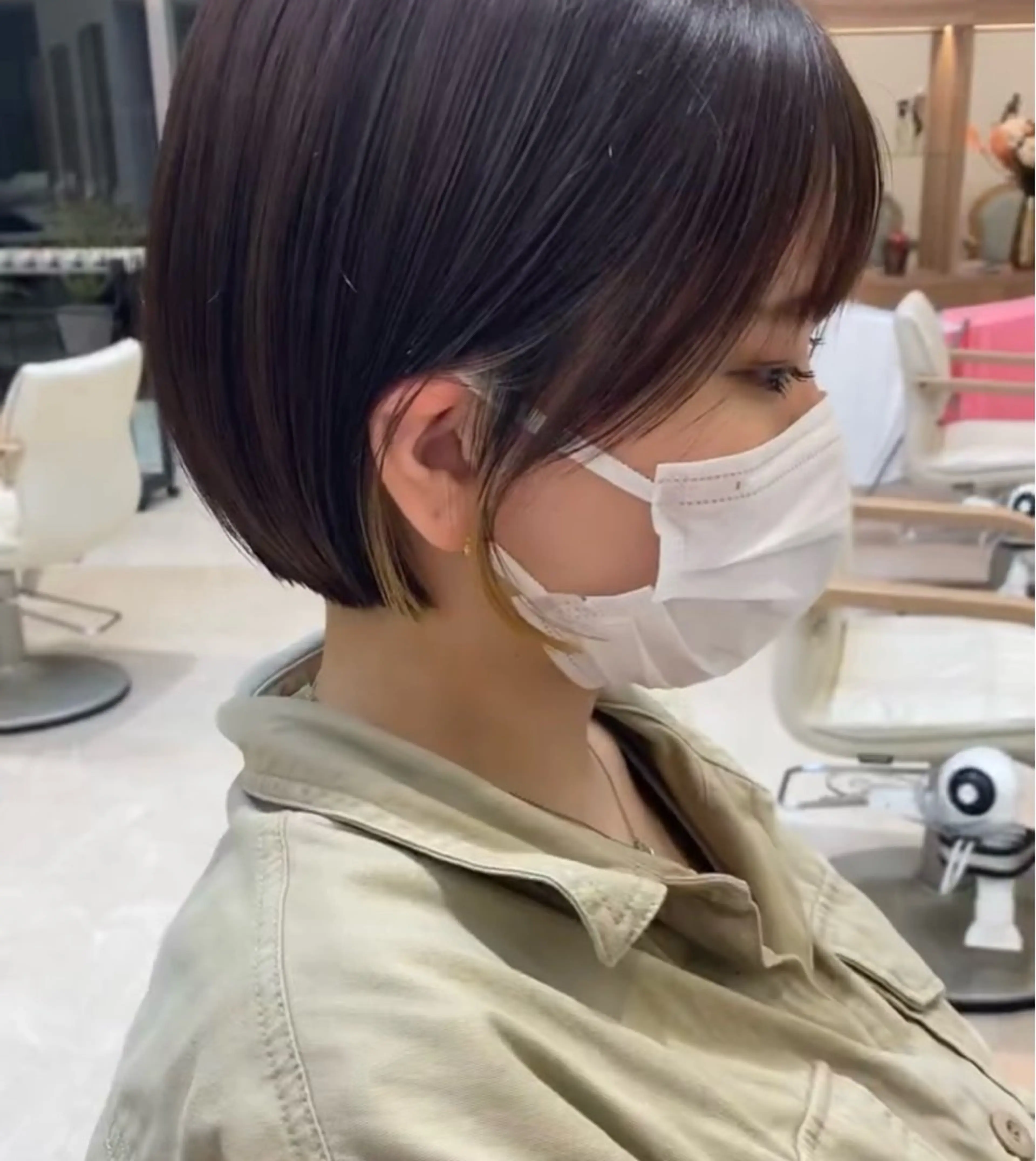 ☆レディース限定☆韓国風ボブカット✂️+内部浸透型トリートメント✨️(選べるホームケア付き)の写真