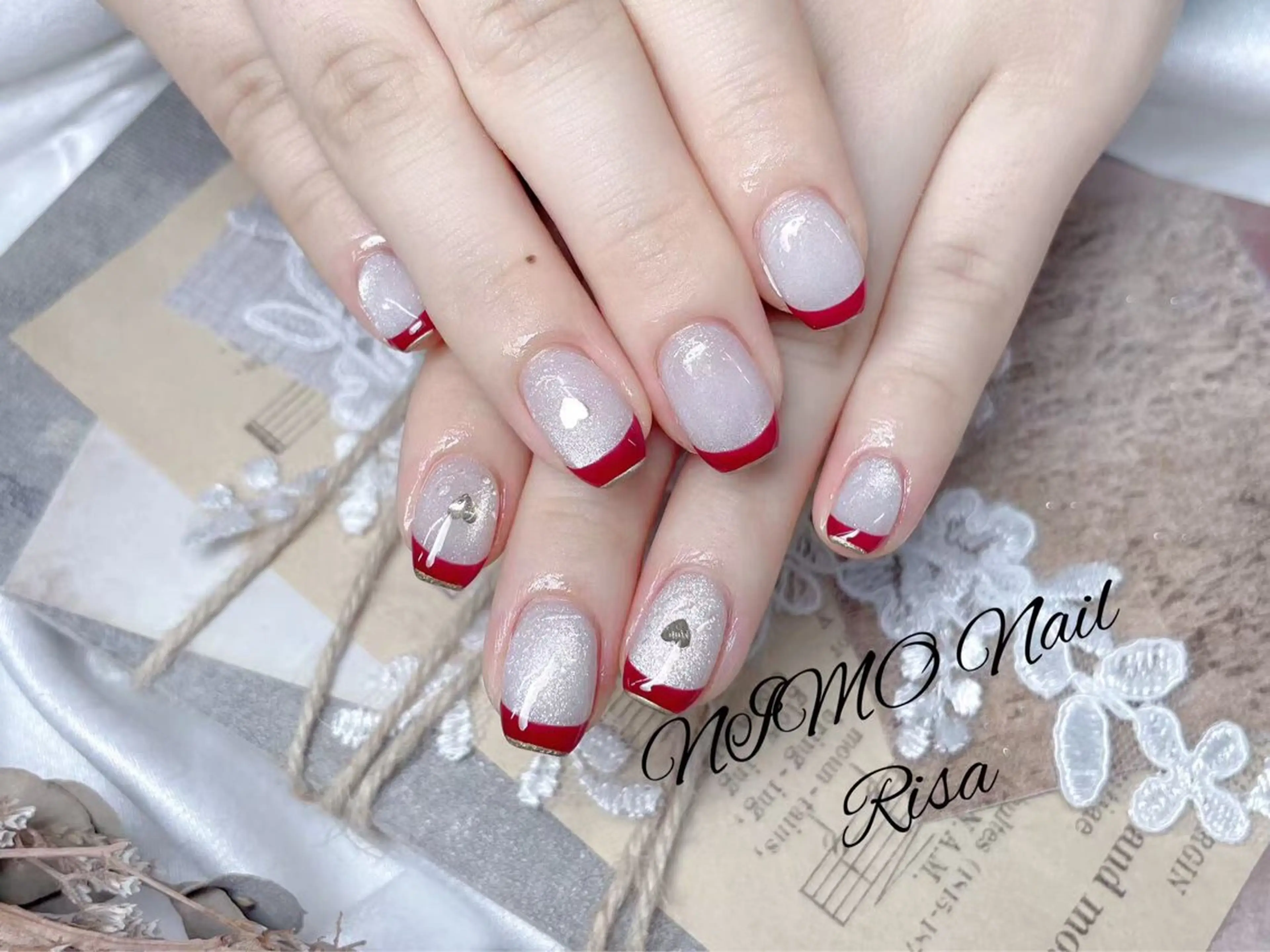 ネイル クリアネイル 長さ出し フットネイル フレンチネイル ジェルネイル ハンドネイル RI SA☀️ リサのネイルデザイン