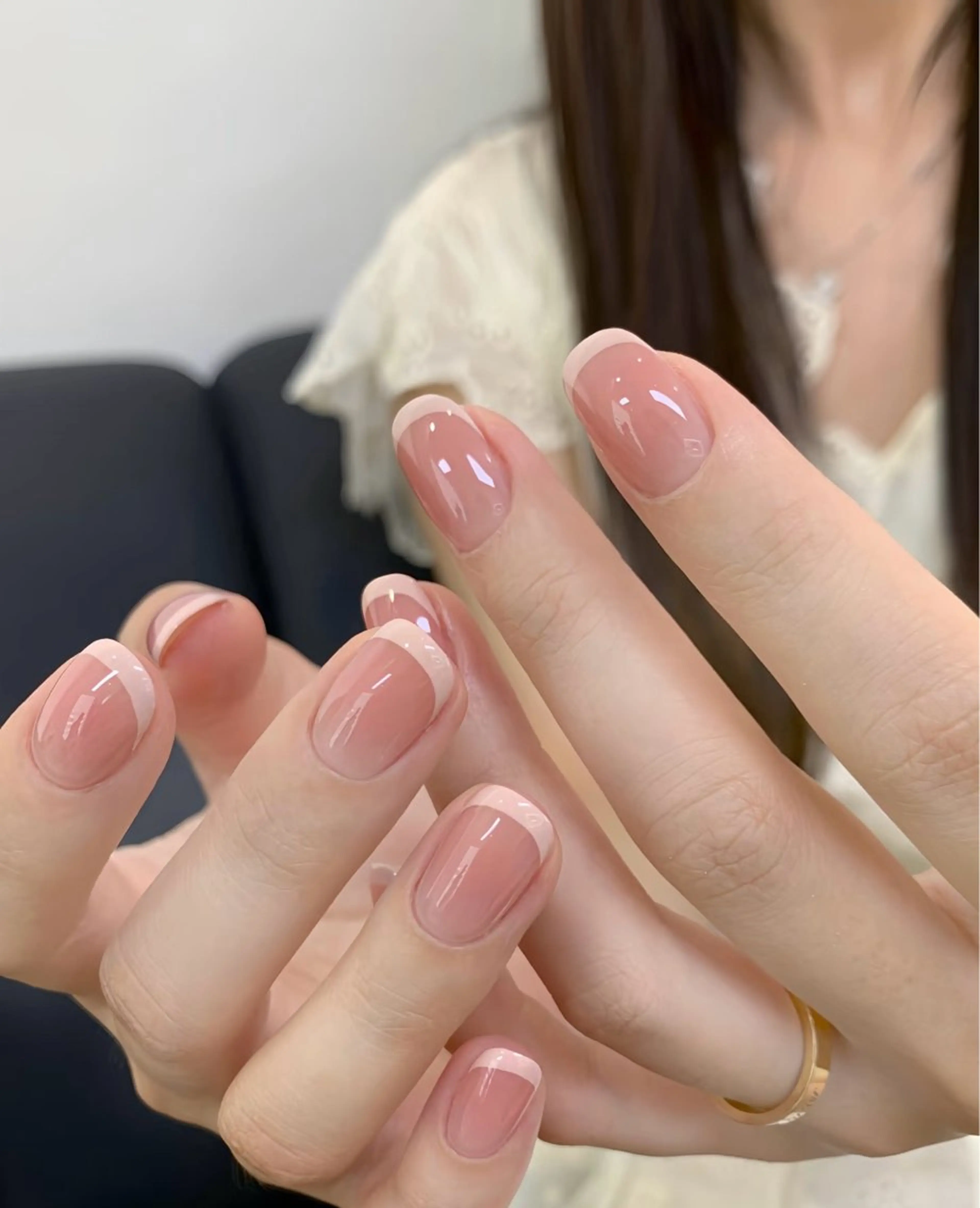 ネイル アートネイル フレンチネイル マグネットネイル ミラーネイル オフィスネイル ハンドネイル Blossom nail【ブラソンネイル】所属・Blossom nail_Yuniのネイルデザイン
