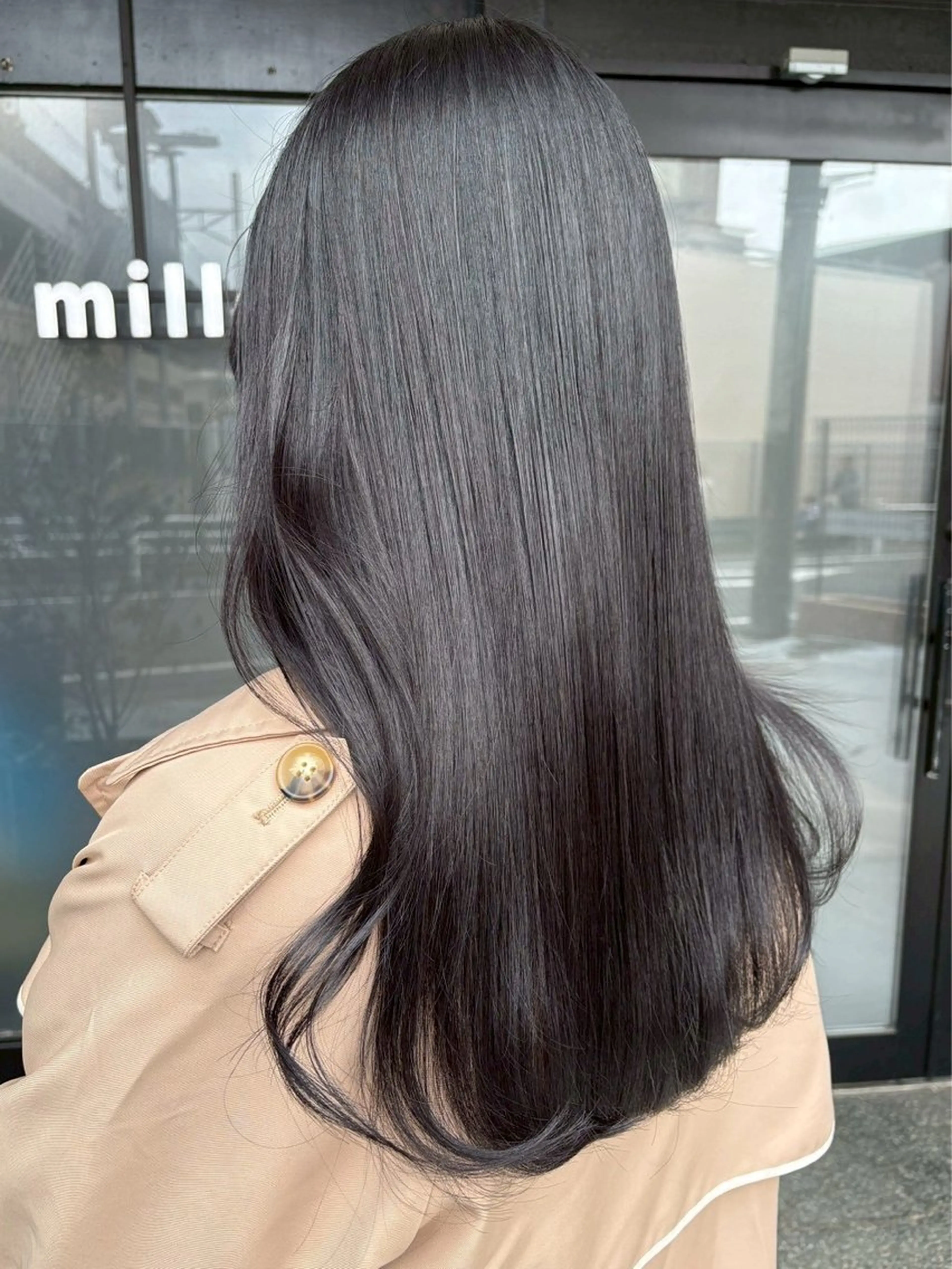 ロング カラー カット ヘアカラー トリートメント ハイトーン/韓国風/ 艶髪/吉祥寺のヘアスタイル