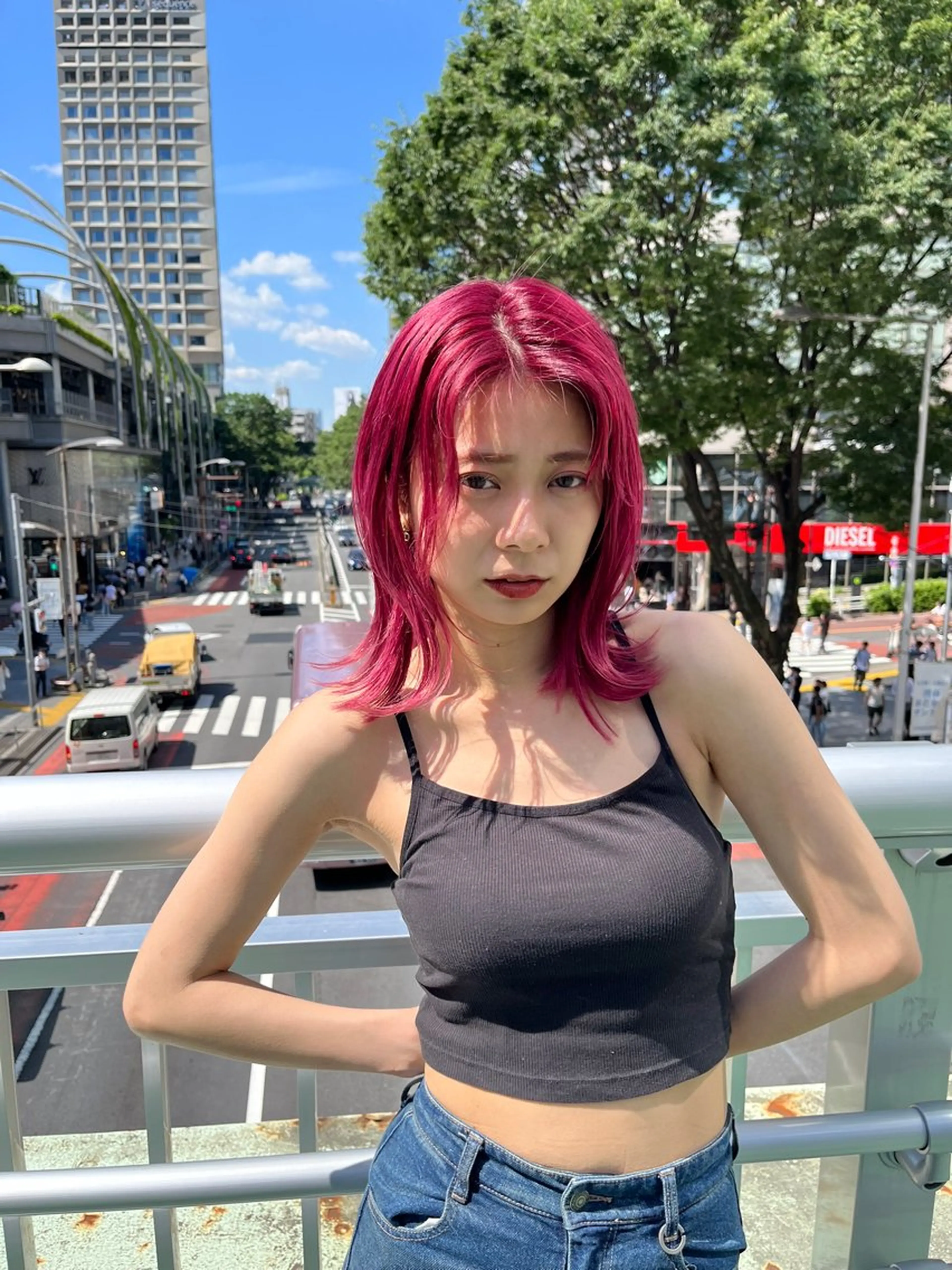 ミディアム ヘアカラー 髪質改善/艶髪特化 /透明感✨️こうめいのヘアスタイル