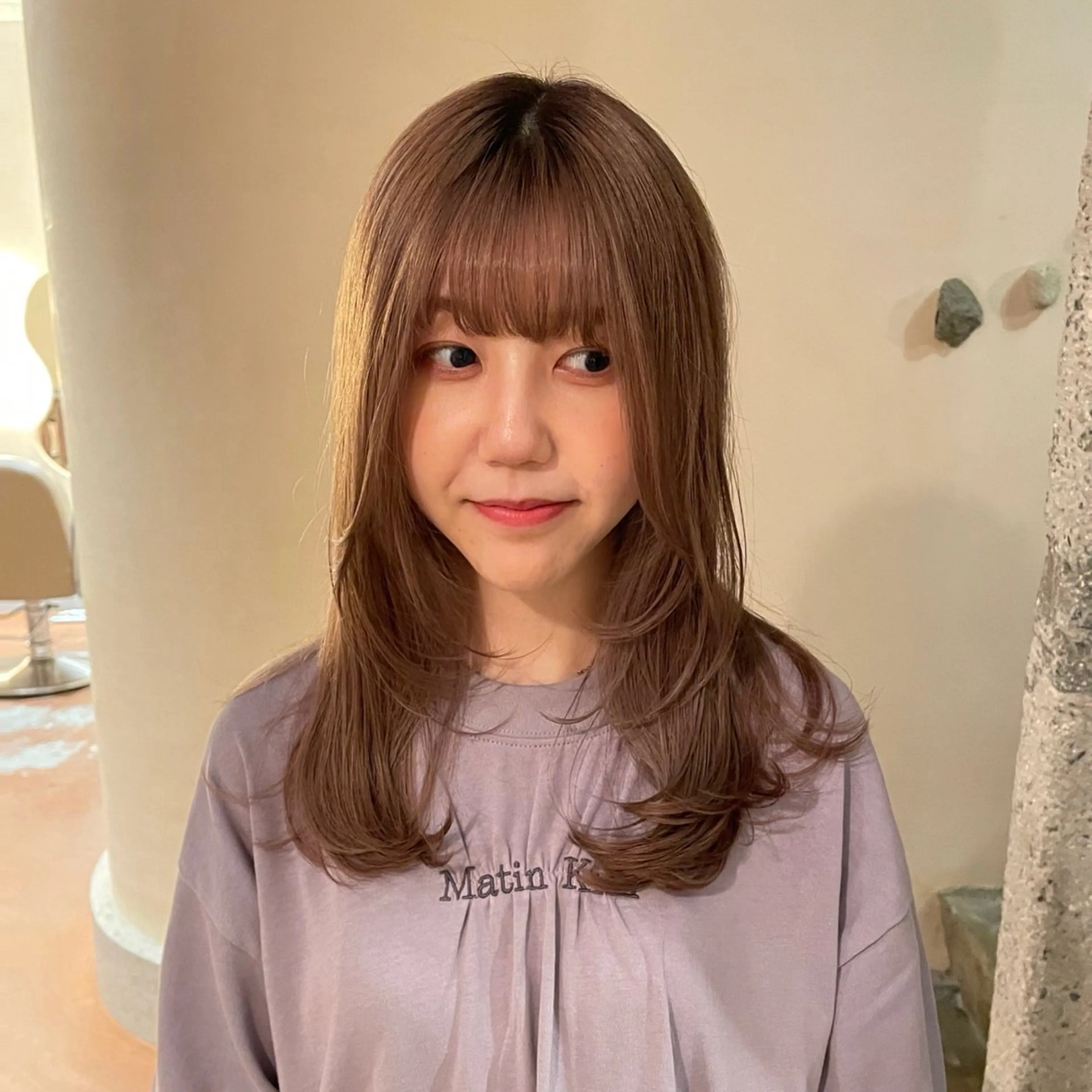 💖平日限定クーポン💖似合わせカット+透明感◎イルミナカラー+高保湿トリートメントの写真