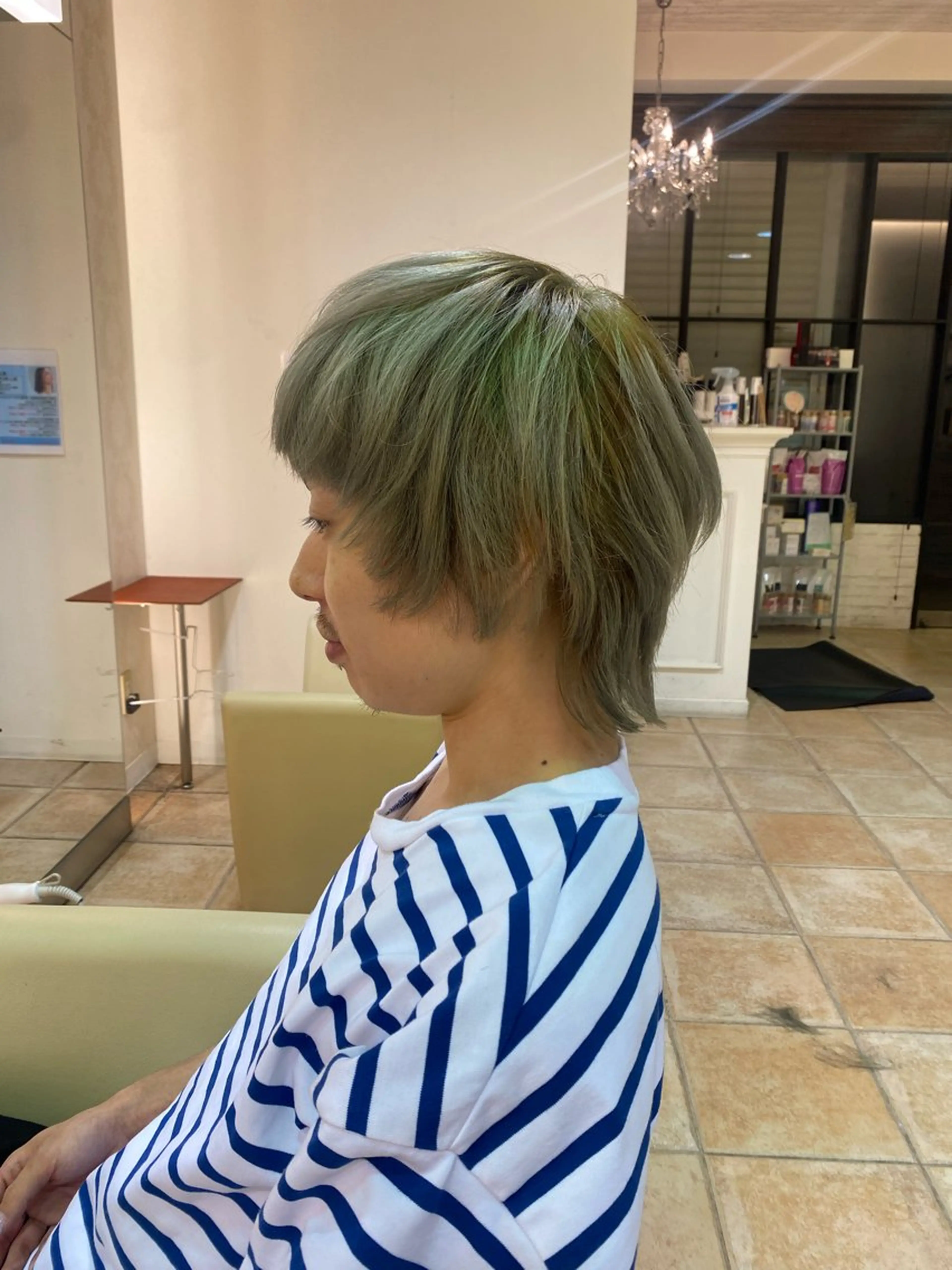 メンズ メンズウルフカット ウルフカット Fuse所属・Hana ⭐️カラーモデル募集のヘアスタイル