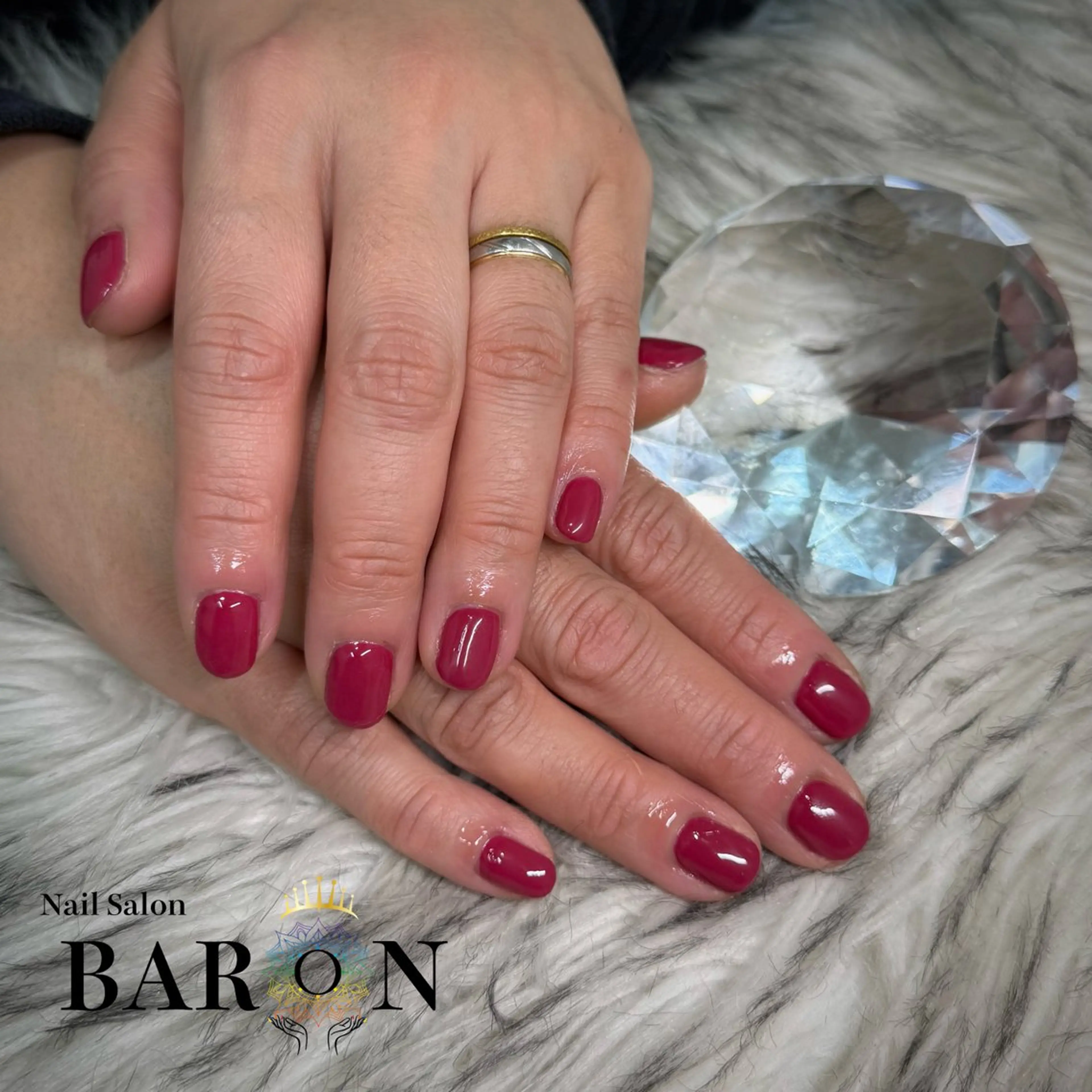 ネイル ワンカラーネイル YOSHINO ♛︎BARON♛︎のネイルデザイン