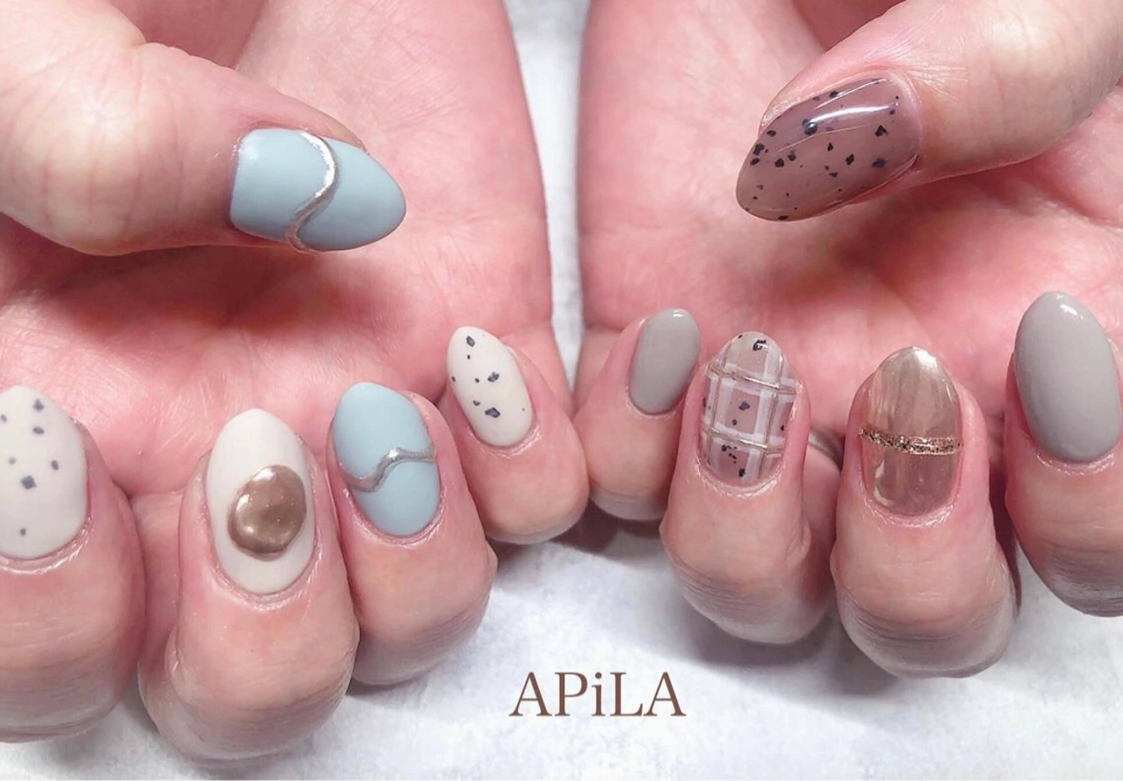 ネイル APiLA 甲斐田のネイルデザイン