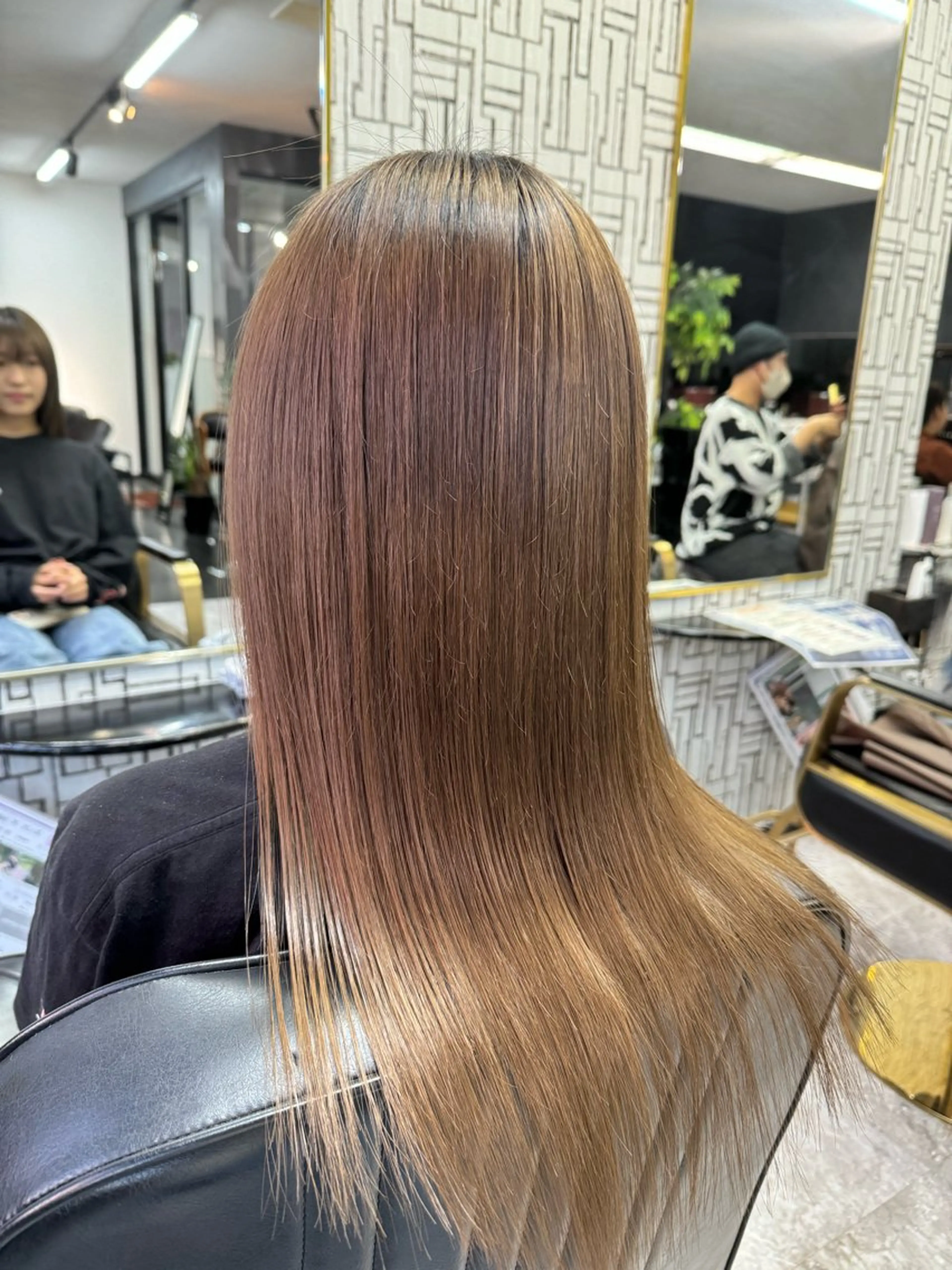 ロング 縮毛矯正 カット 縮毛矯正 トリートメント 篠原 侑作のヘアスタイル
