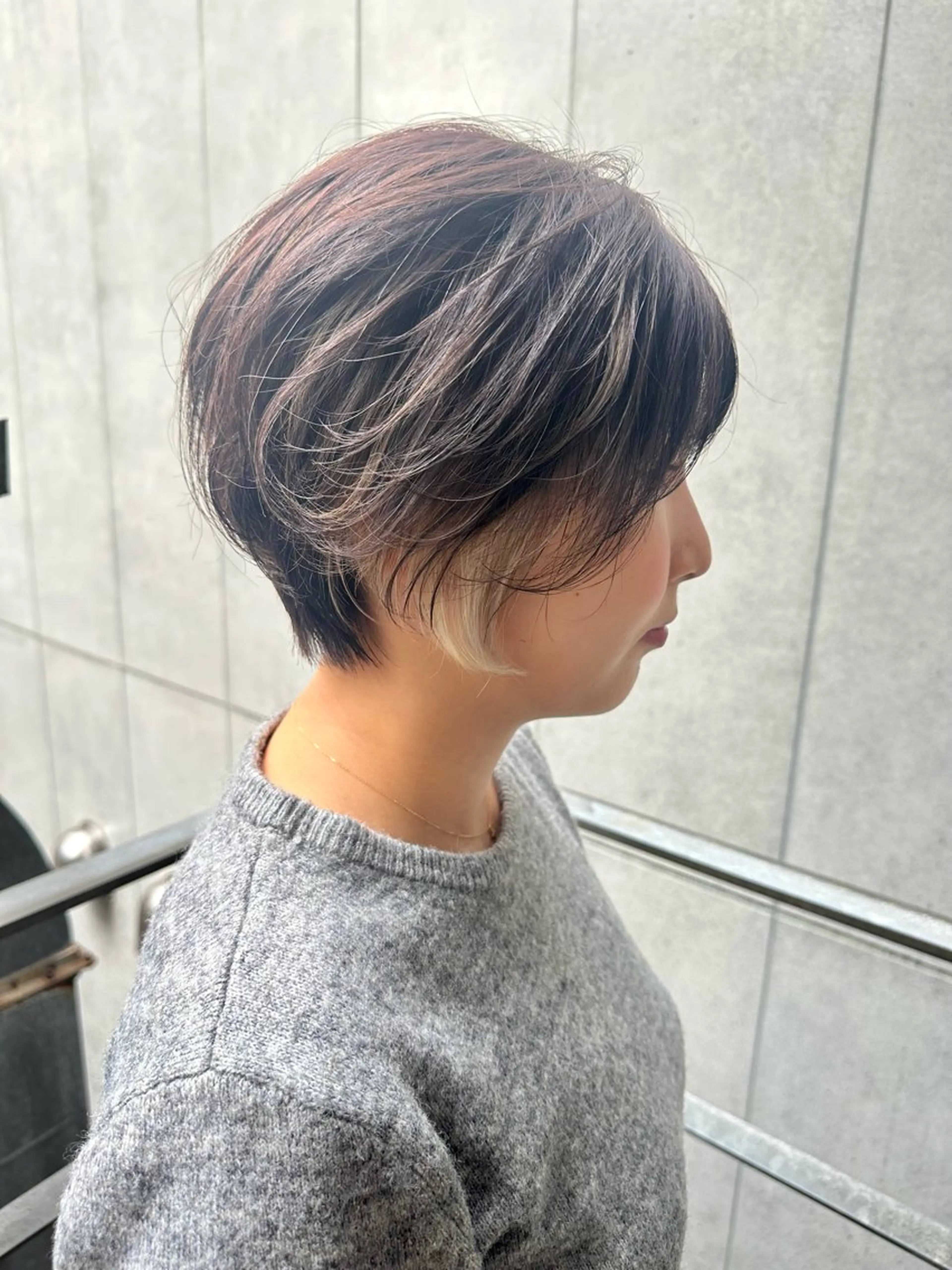 ショート ハイライト カット ヘアカラー トリートメント VIVIE【ヴィヴィ】所属・髪質改善/韓国風 レイヤー/田村祐樹のヘアスタイル