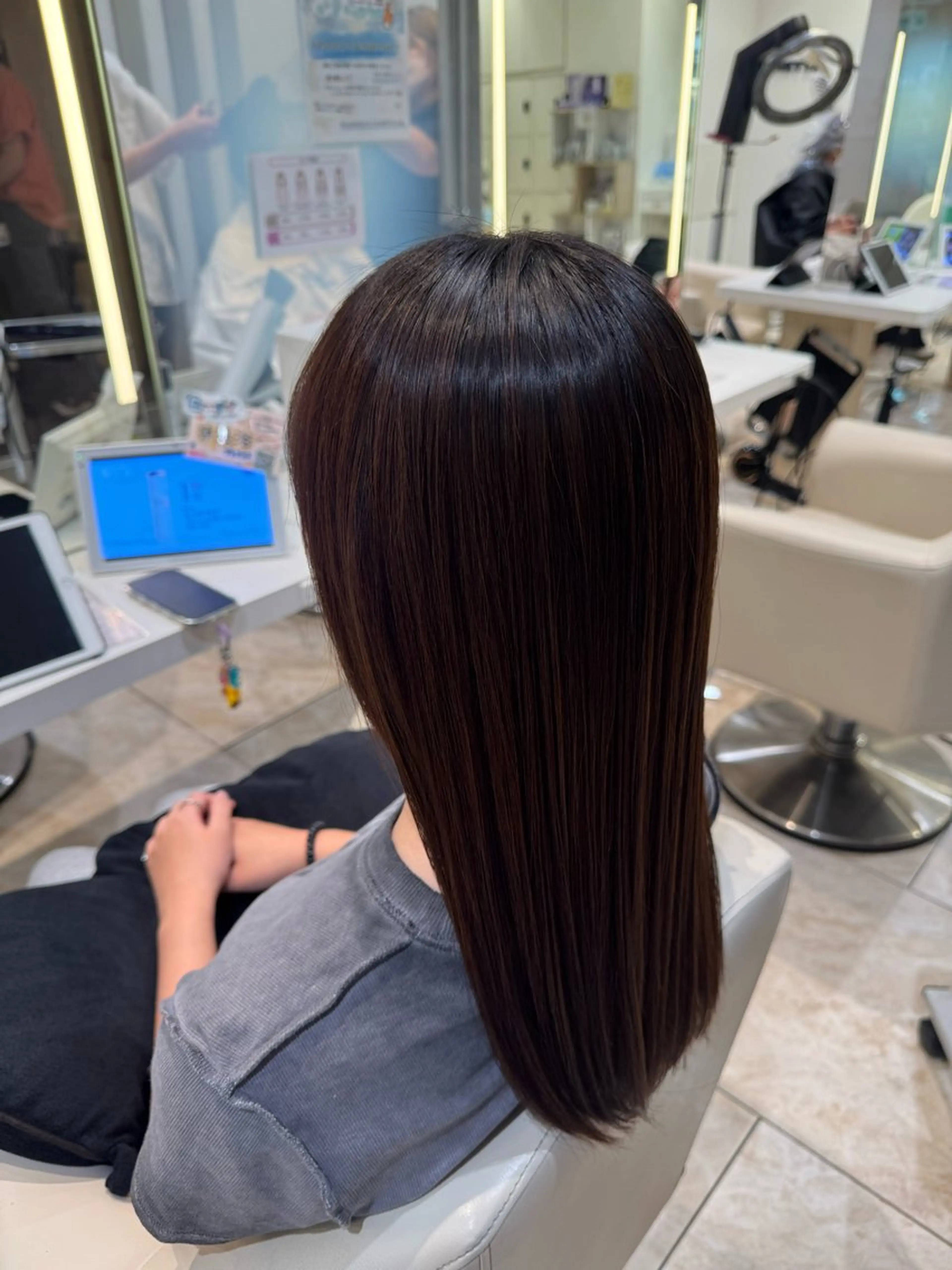 ロング カラー ボブ‪✂️ スパ🫧kurehaのヘアスタイル