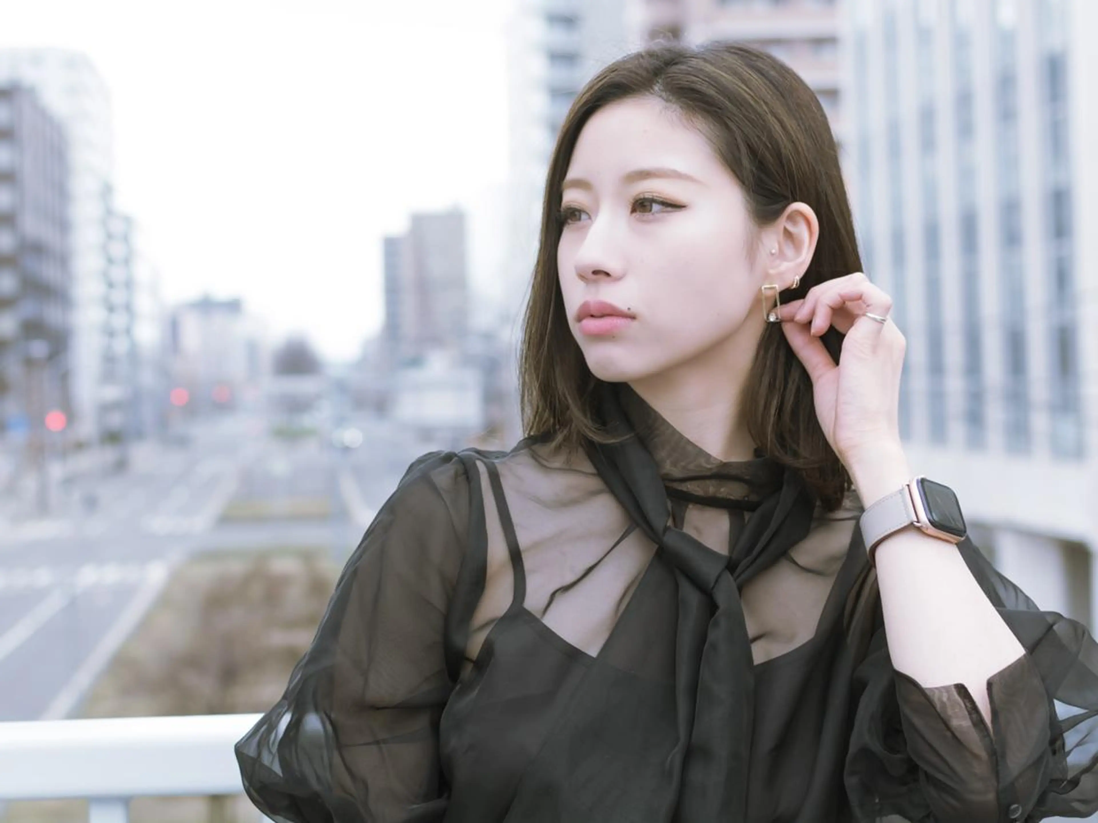 ミディアム ショートボブ ボブ 外国人風カラー ハイライト 外ハネヘア 撮影モデル 斉藤 正敏のその他イメージ