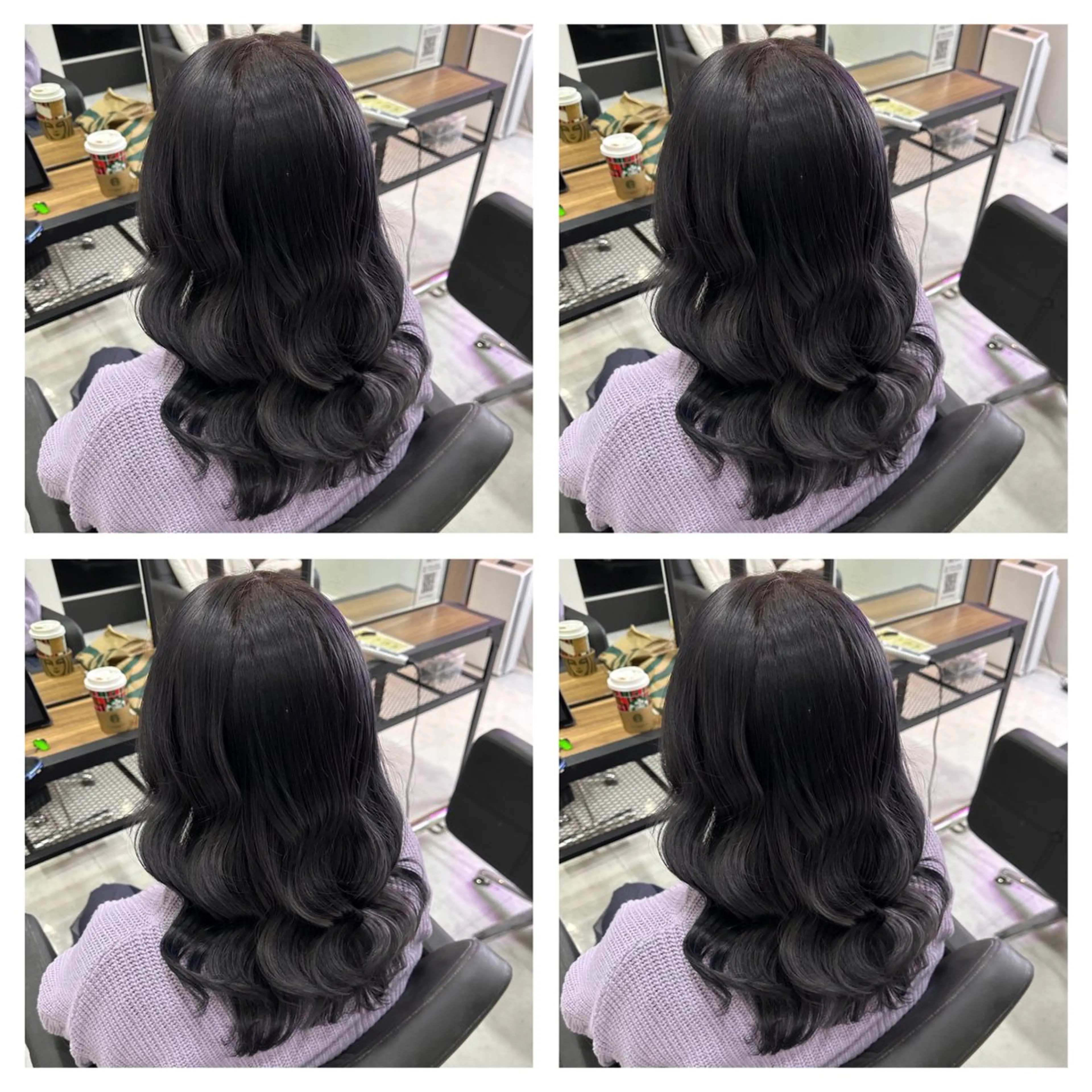 セミロング カラー ヘアアレンジ 🎀推し活ヘアー🎀 Yuuna🐰💖のヘアスタイル