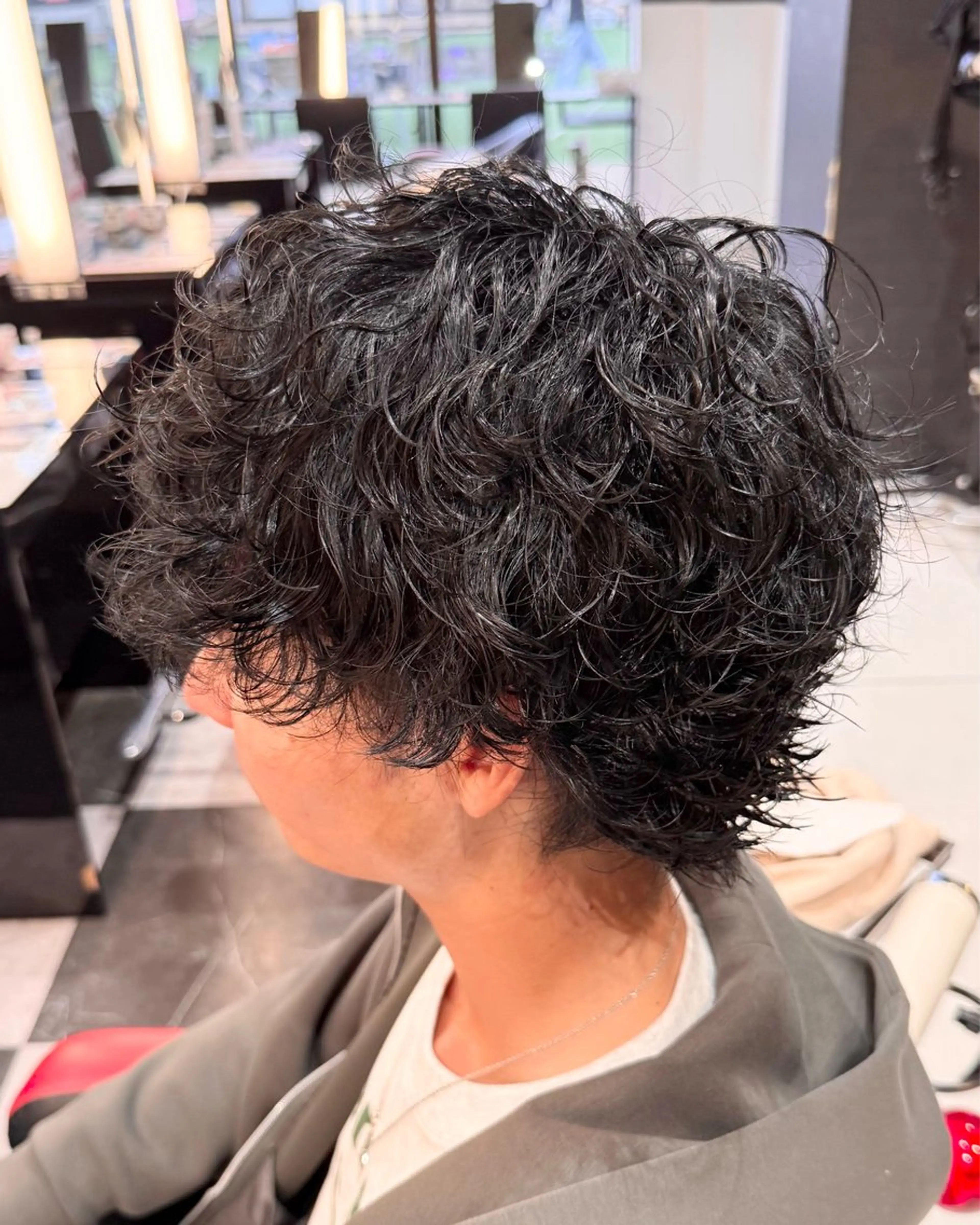 パーマ メンズ メンズパーマ カット パーマ レディースモデル募集 中/パーマ/カラーのヘアスタイル