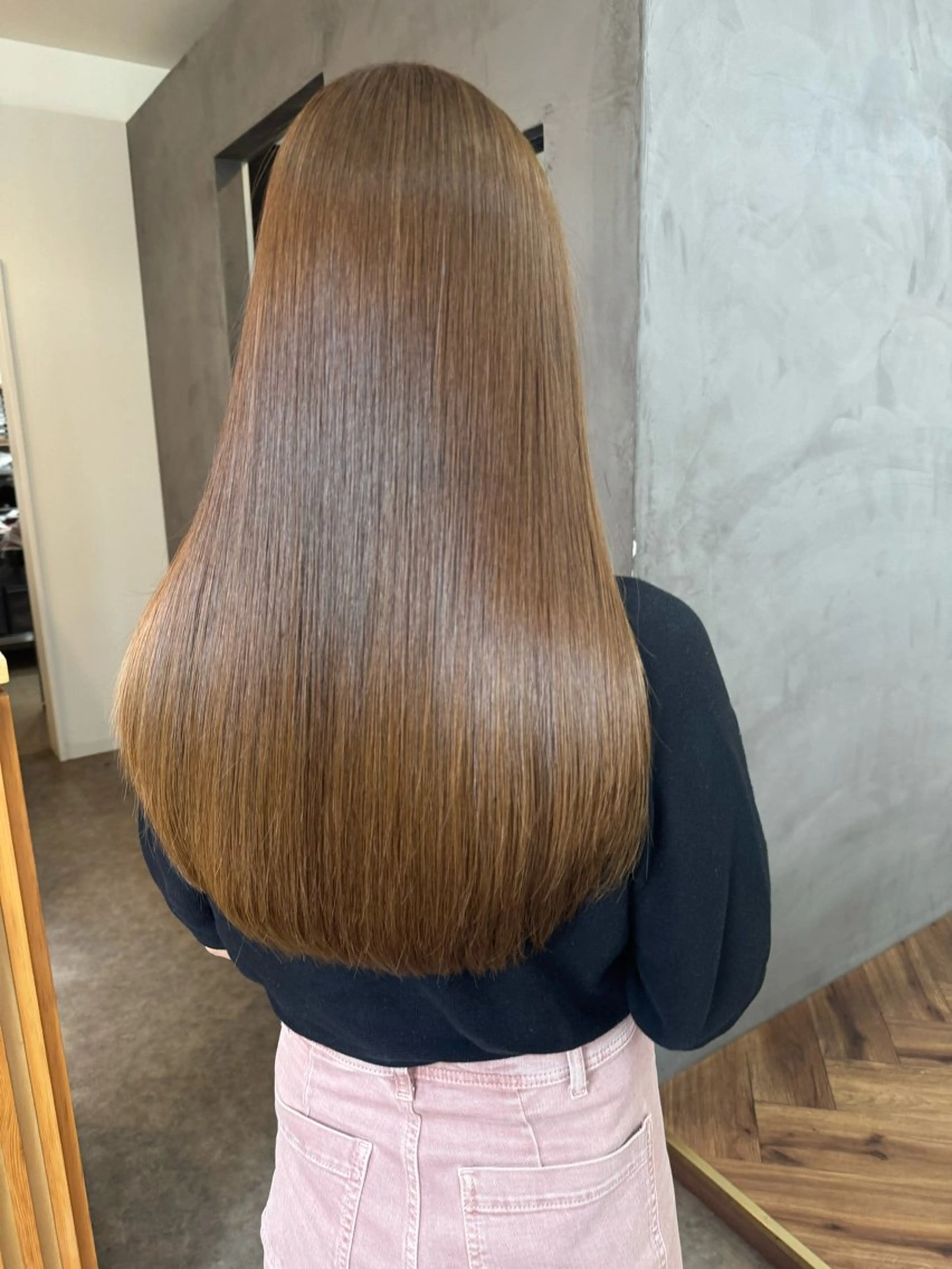 ロング カラー ブリーチ 縮毛矯正 トリートメント ヘアカラー トリートメント Hairsalon e.na所属・髪質改善/縮毛矯正/ 艶髪/こたろうのヘアスタイル