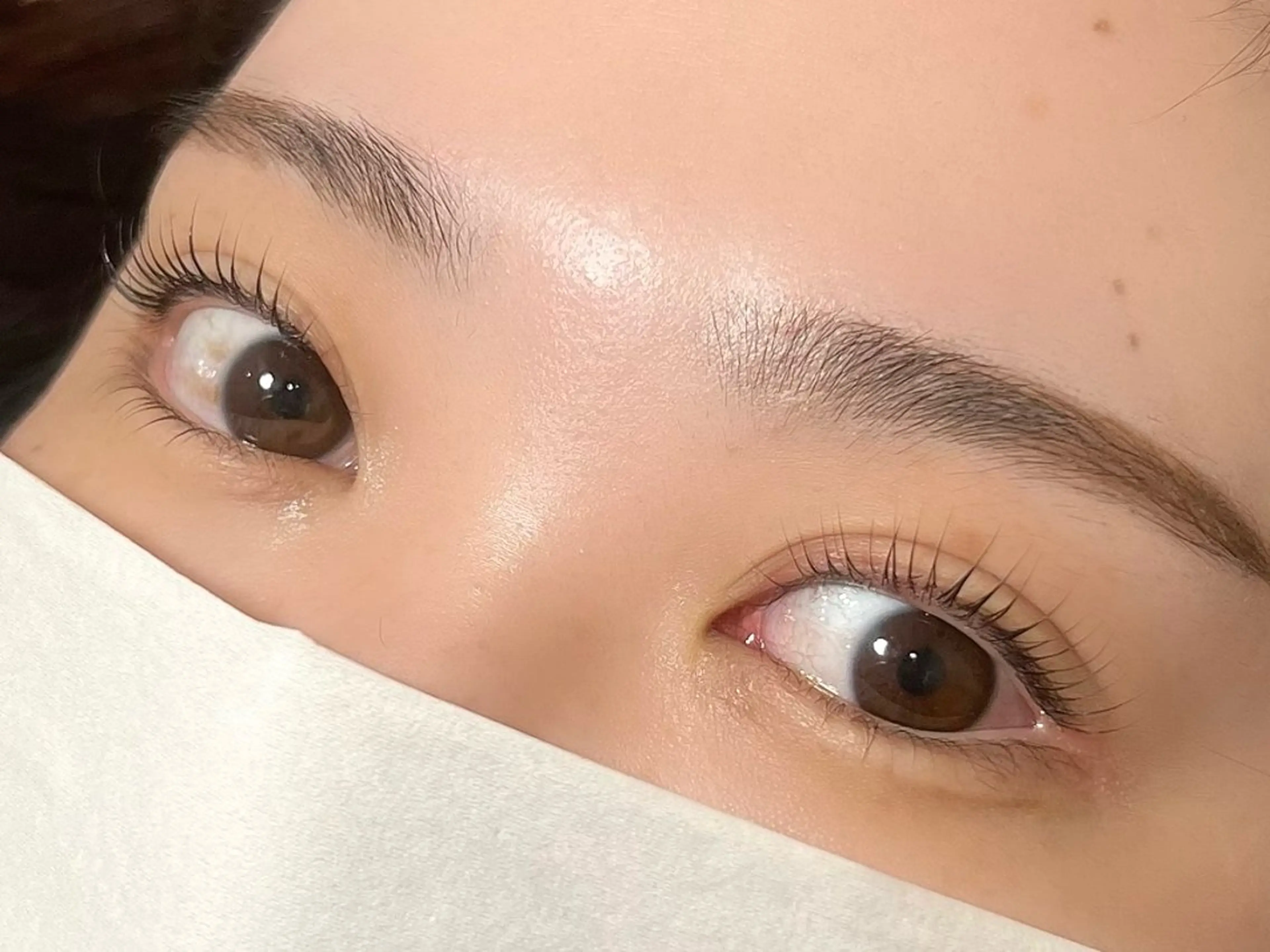 上下まつ毛パーマの写真