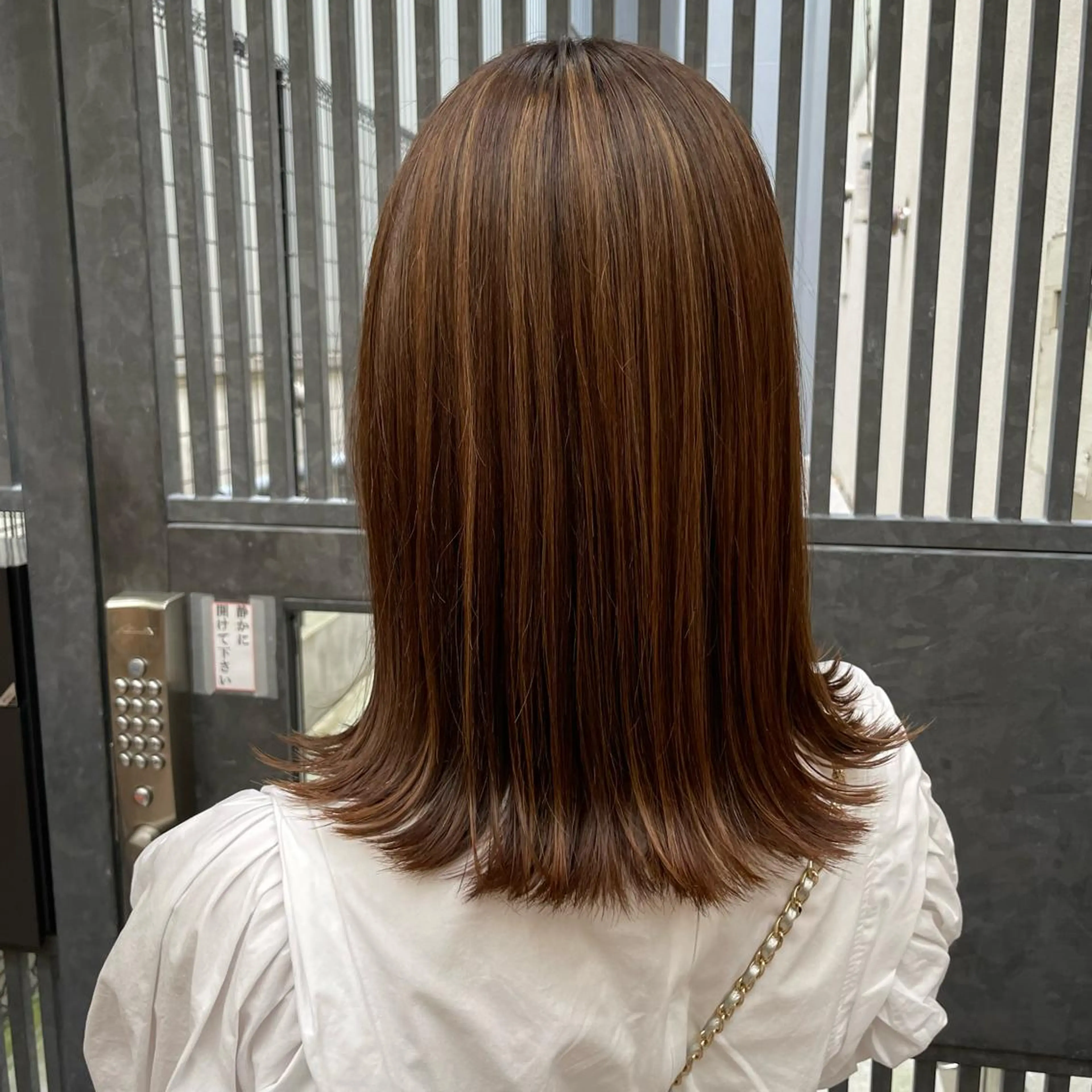 ミディアム カラー 縮毛矯正/髪質改善/ 石橋代智のヘアスタイル