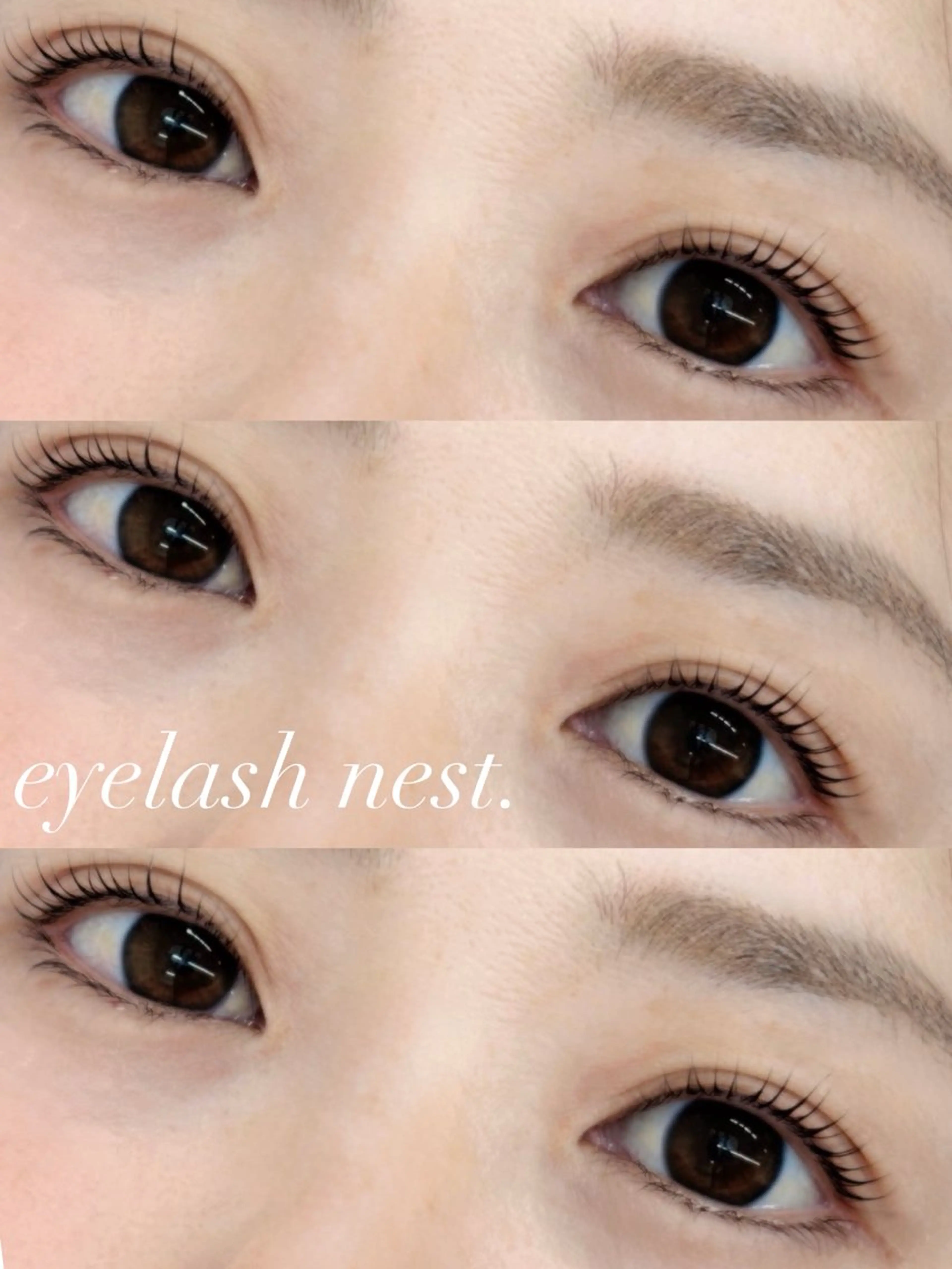 マツエク・マツパ 一重×まつ毛パーマ マツパ intime内nest.所属・🤍nest. エリ🤍のマツエク・マツパデザイン