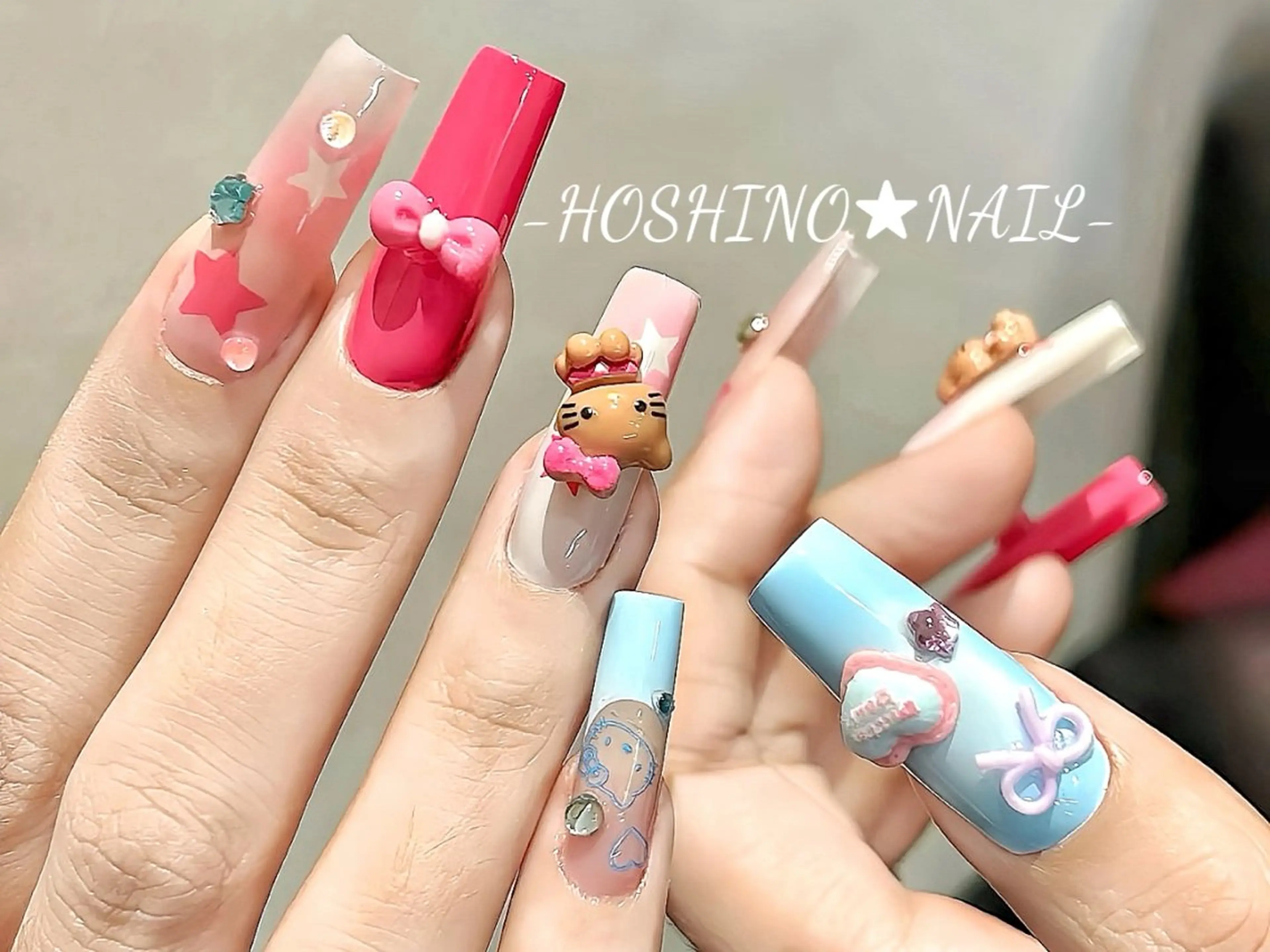 ネイル 長さ出し フットネイル フレンチネイル ジェルネイル 韓国ネイル ★HOSHINO NAIL★新宿店のネイルデザイン