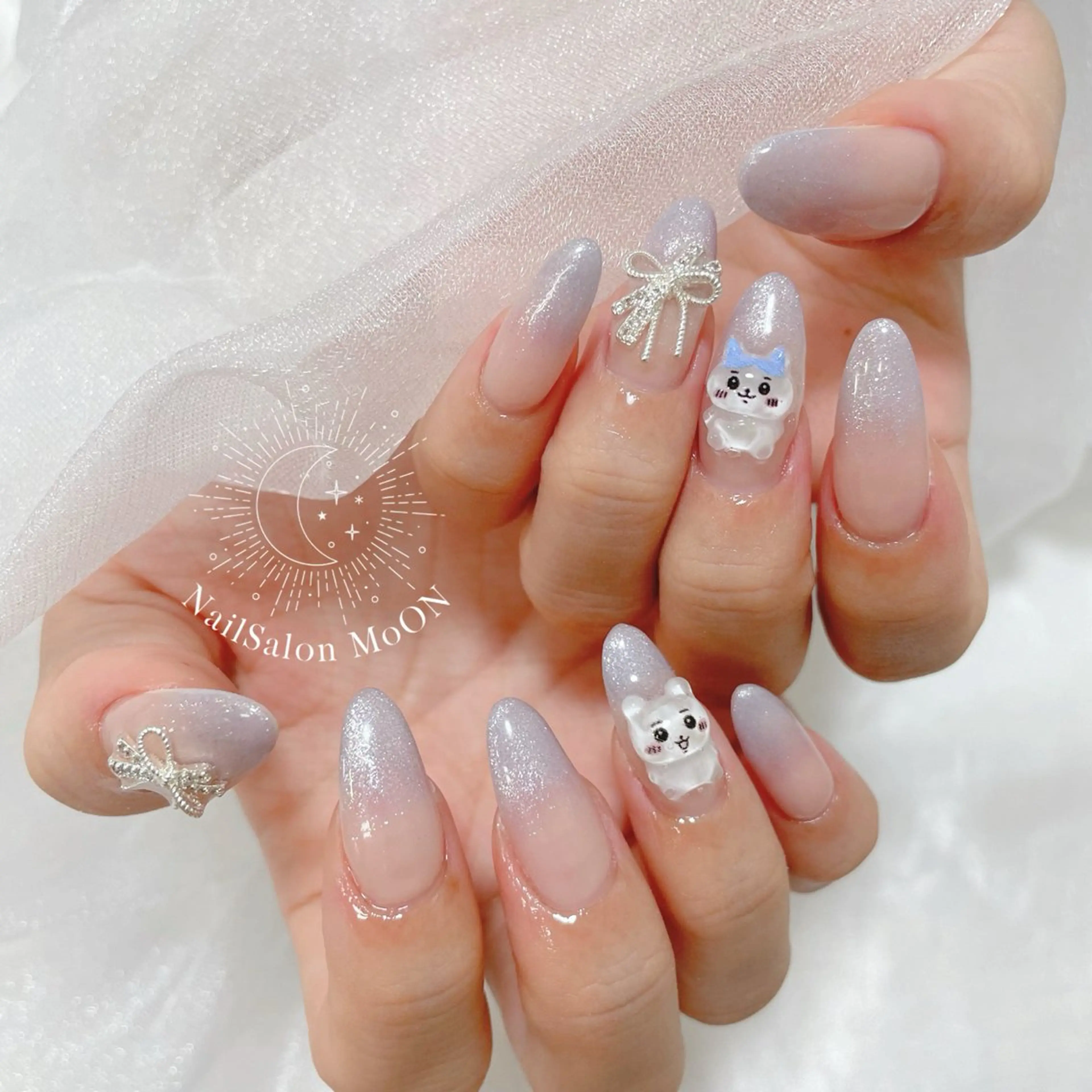 ネイル グラデーション ハンドネイル ハンドケア MoON...❤︎ MeGuのネイルデザイン