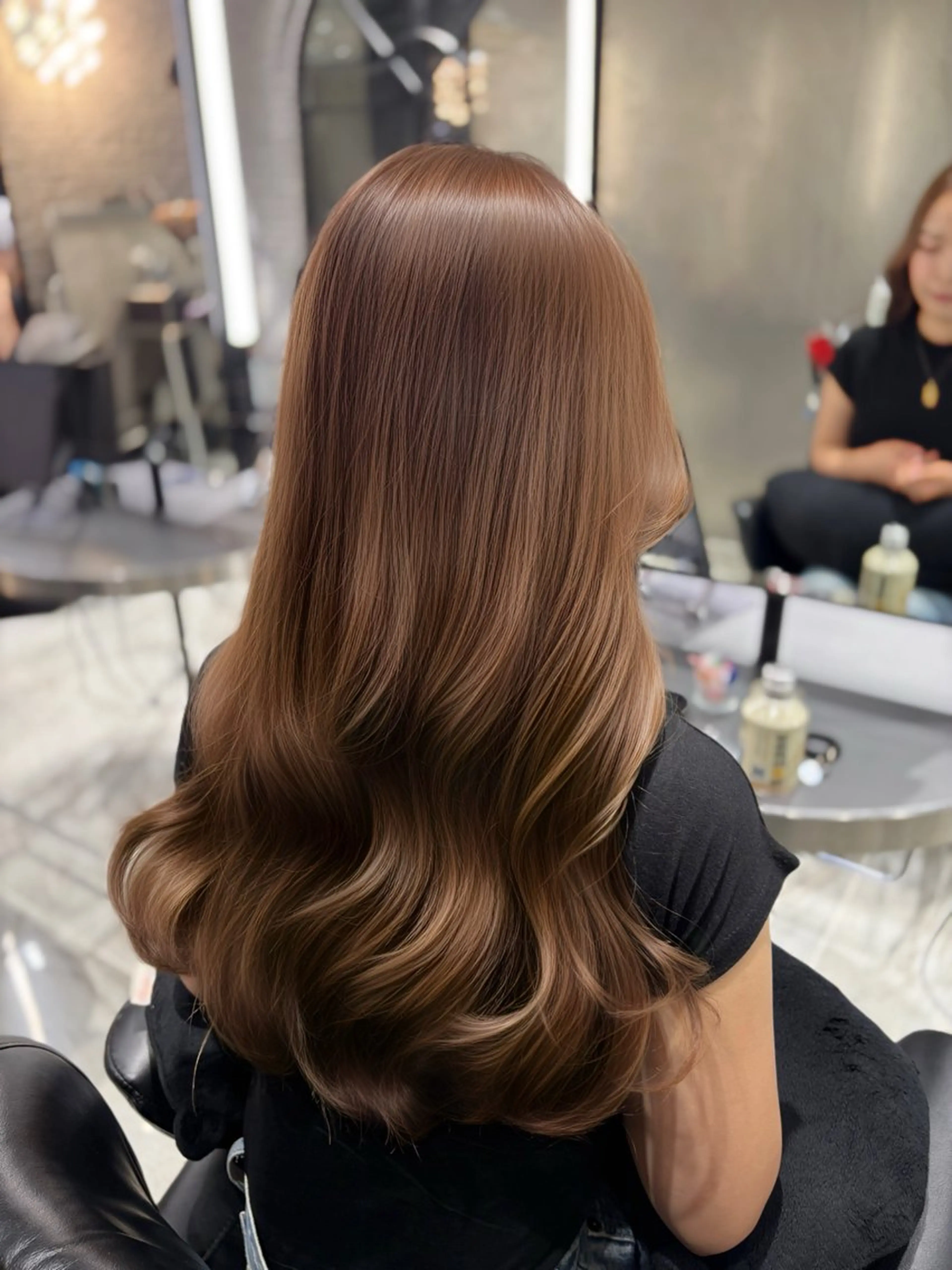 ロング カラー 韓国ヘア🎀艶髪 RISAのヘアスタイル