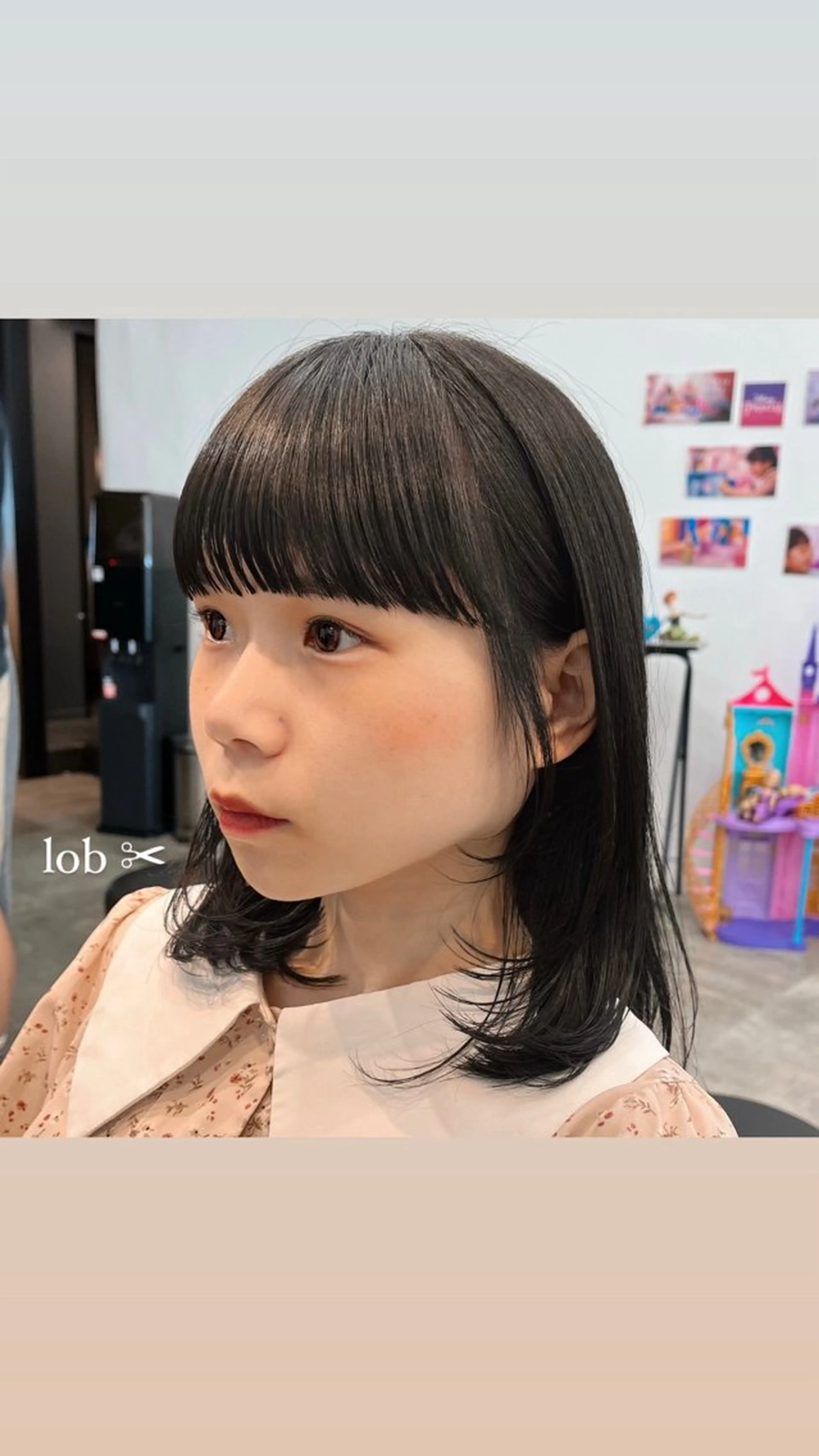 ミディアム カラー ヘアアレンジ 顔周りカット 🌱ボブ/レイヤー/ ベージュ/あやみ✨のヘアスタイル