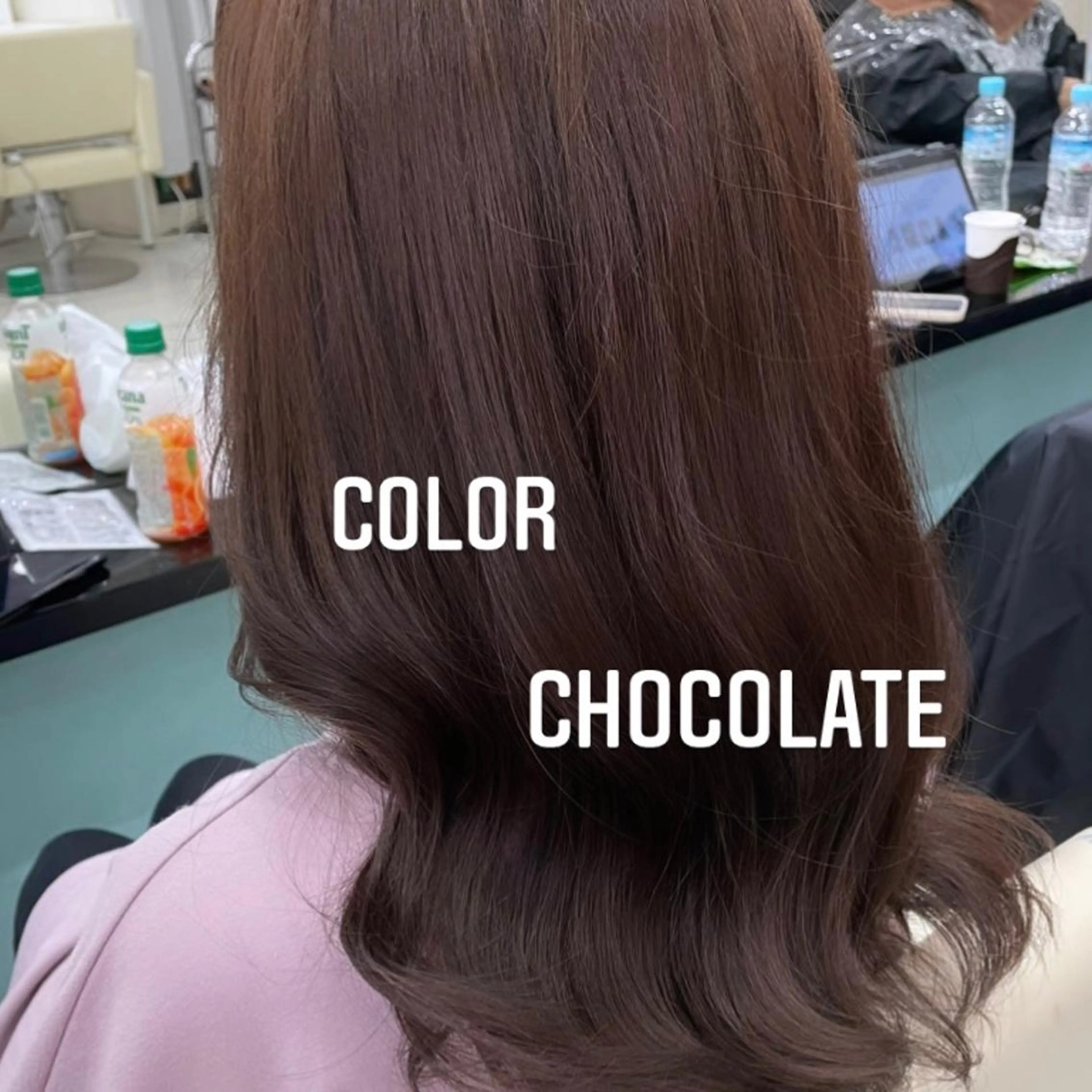 セミロング カラー ヘアカラー トリートメント エクステ🩵ブリーチ 韓国ヘア🩵KAEのヘアスタイル