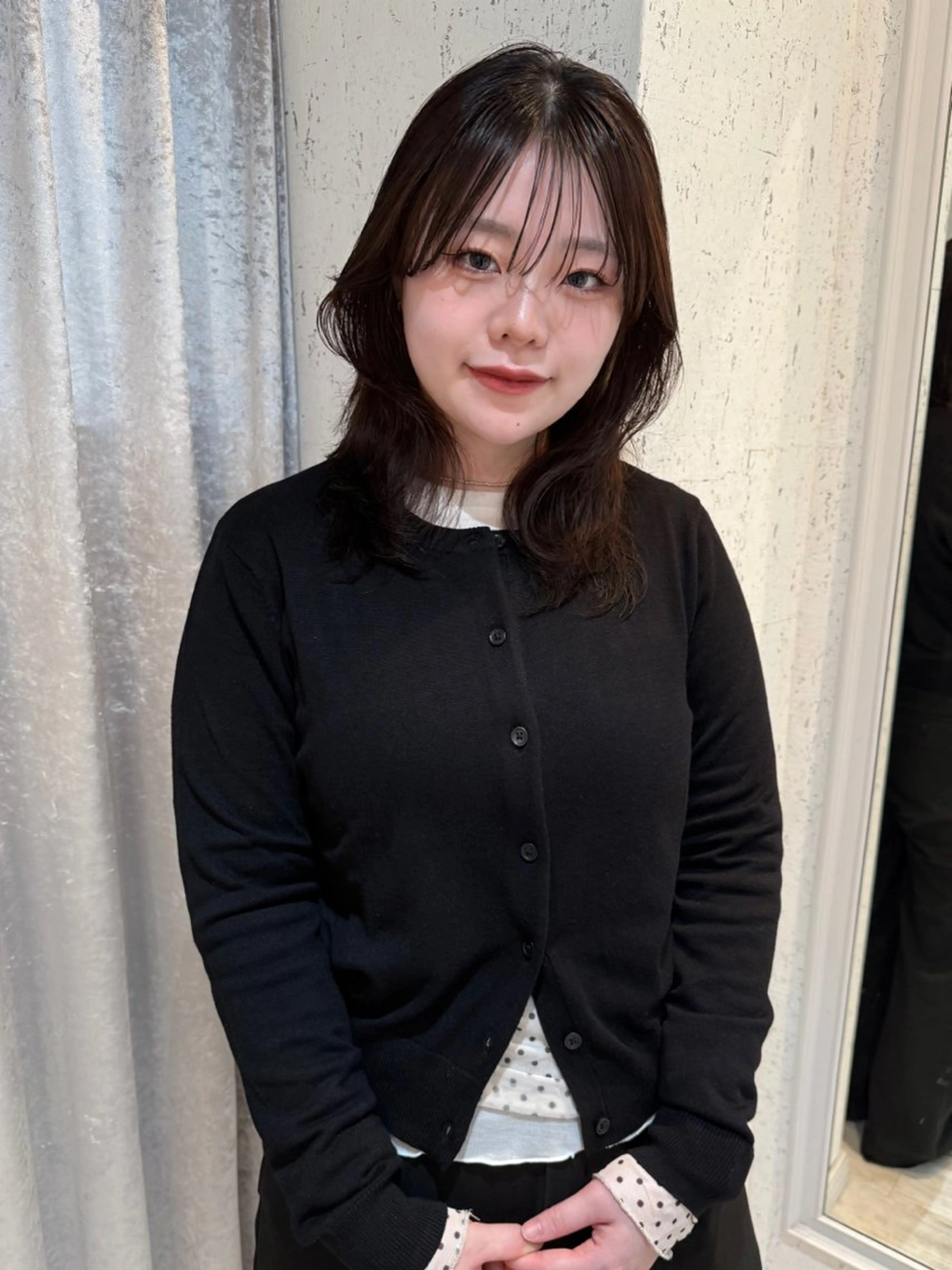 ミディアム カラー カット ヘアカラー トリートメント mai / linoah˚✧のヘアスタイル